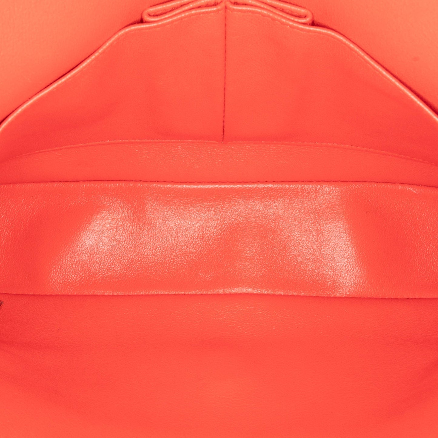 Red Chanel Medium Classic Lambskin Double Flap Shoulder Bag