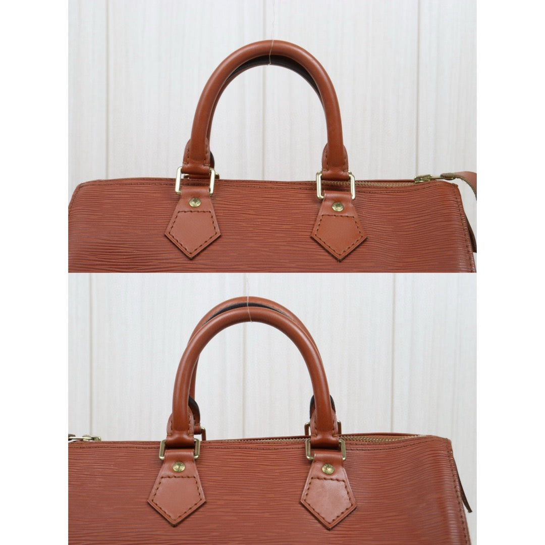 Good ( Rank AB)｜ LV Epi Speedy 25 Hand Bag Brown｜25051325