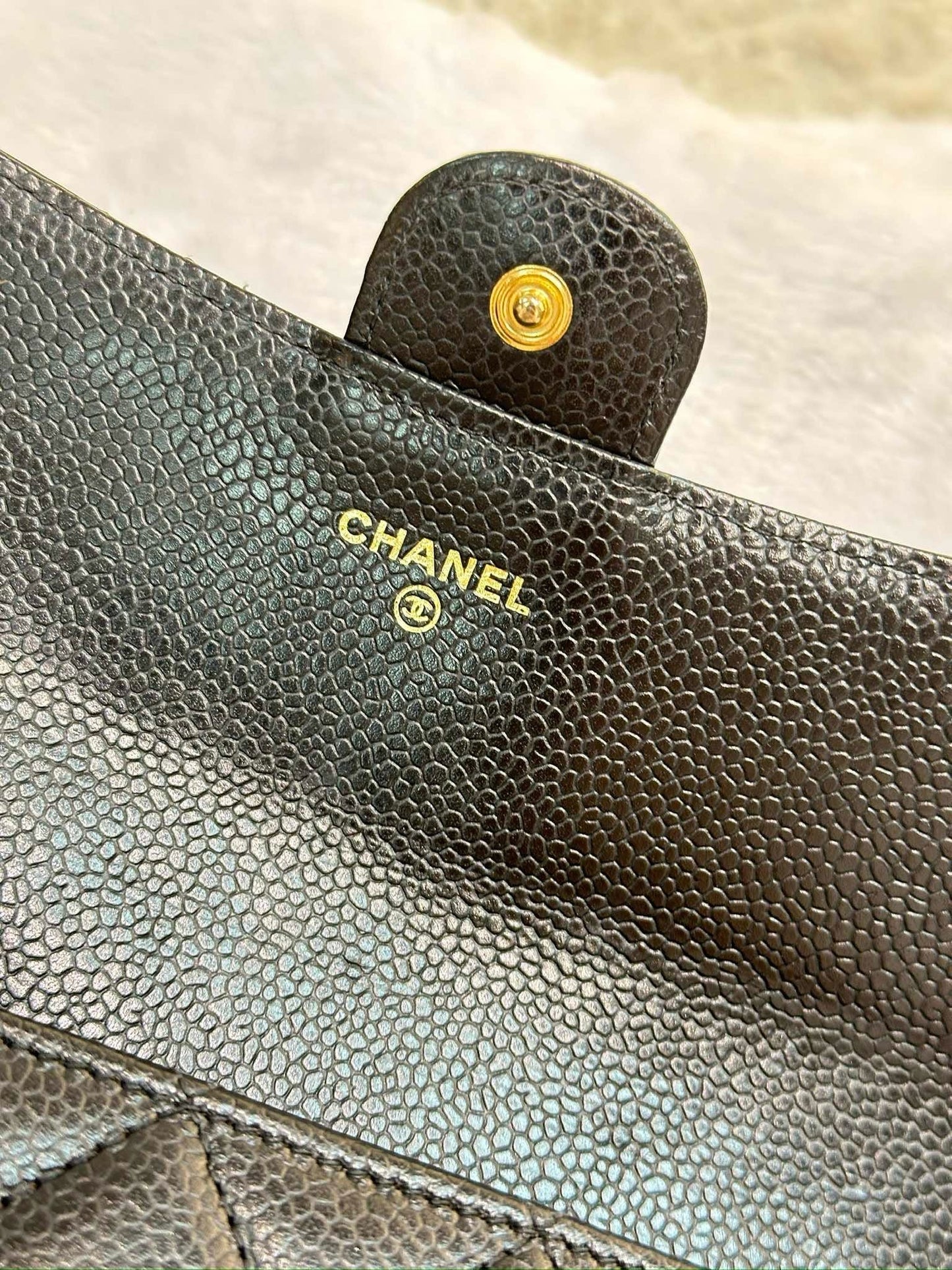 Chanel Classic Flap Long Wallet in GHW