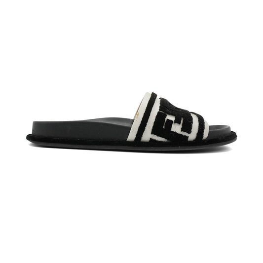Fendi 'Fun Logo' Pool Slides - Women's 38