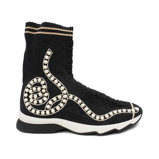 Fendi 'Rockoko' Sock Sneakers - Women's 41