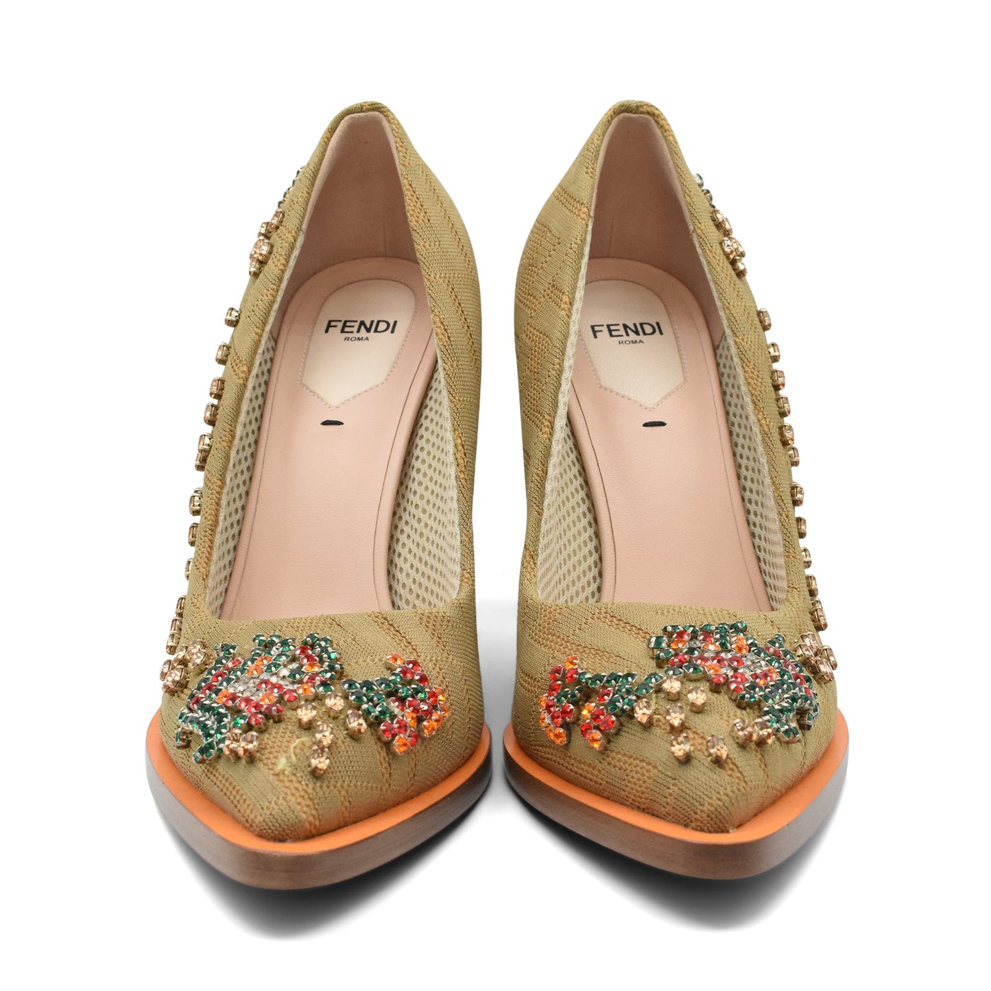 Fendi 'Embellished Knit' Pumps - Women's 37.5