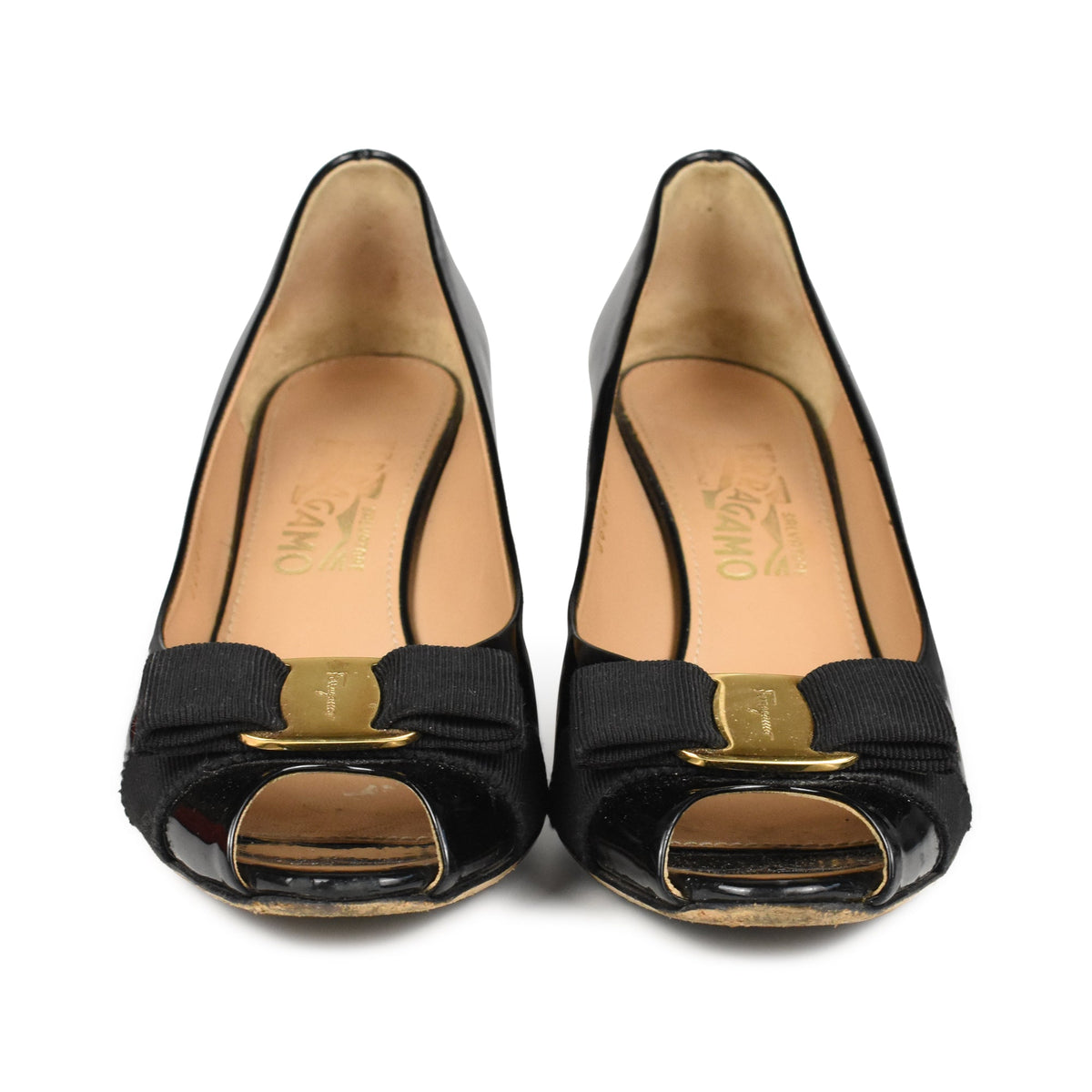 Salvatore Ferragamo Peep-Toe Heels - Women's 7.5