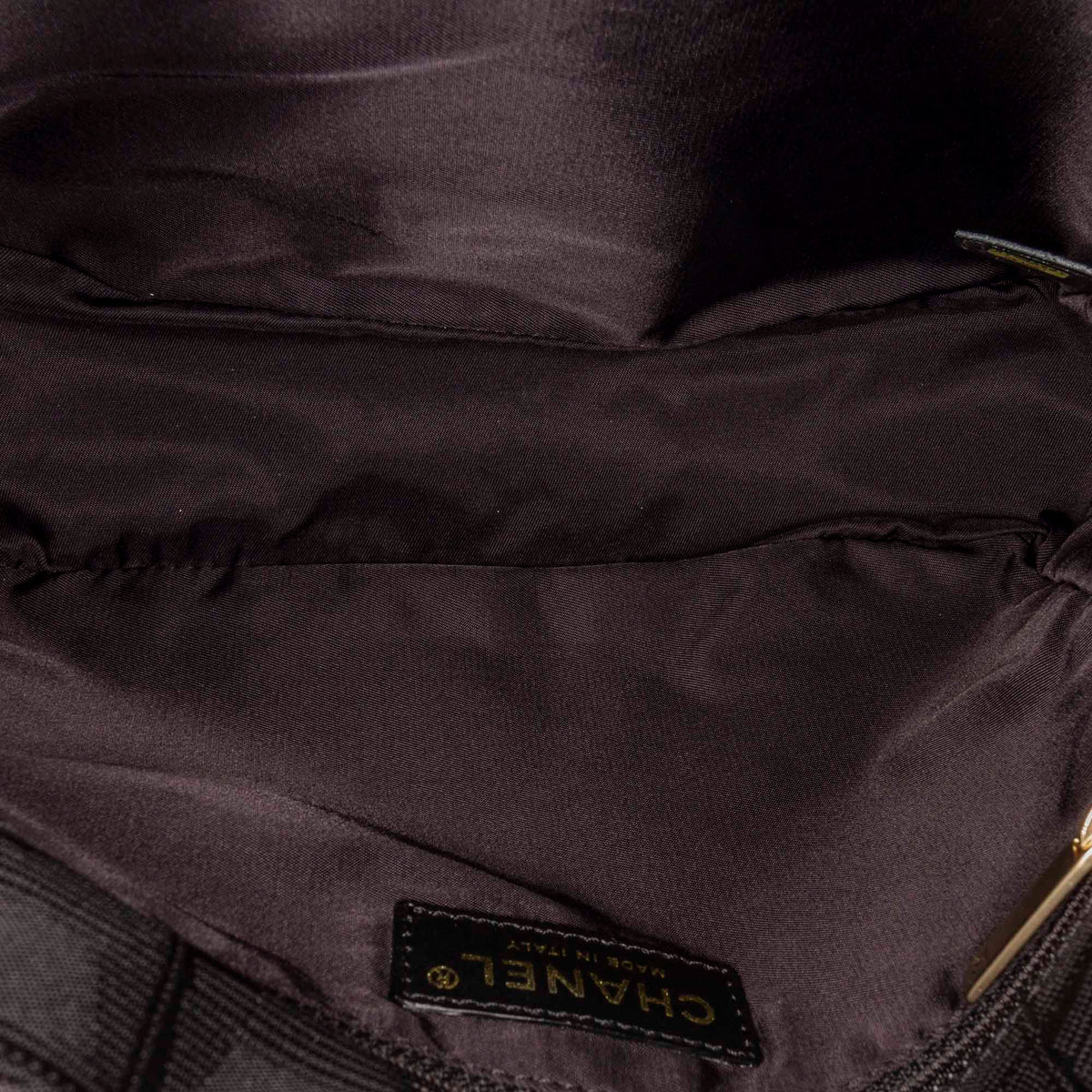 Chanel New Travel Line Canvas Belt Bag Black
