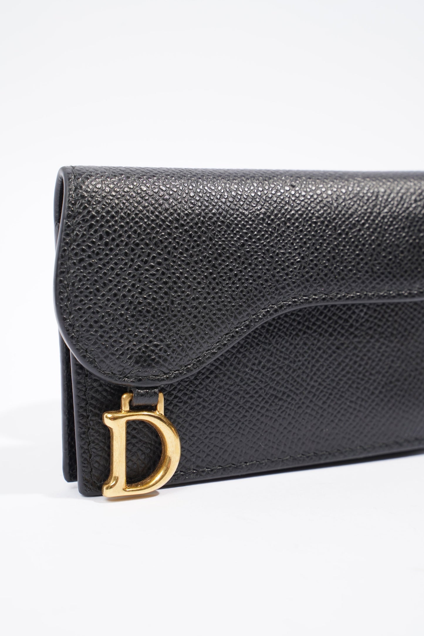Christian Dior Saddle Purse Black Saffiano Leather