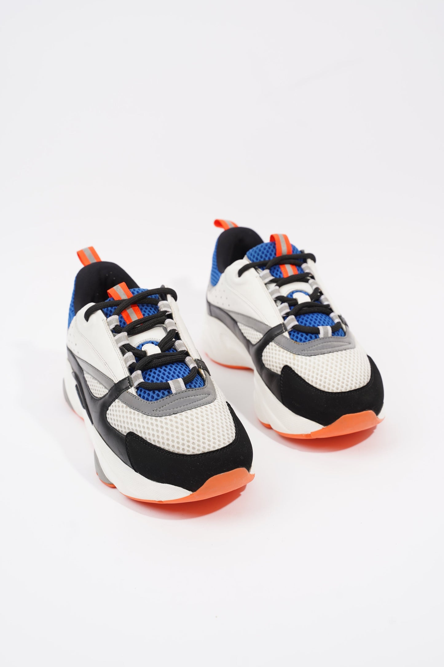Christian Dior B22 White / Black / Blue Mesh EU 42.5 UK 8.5