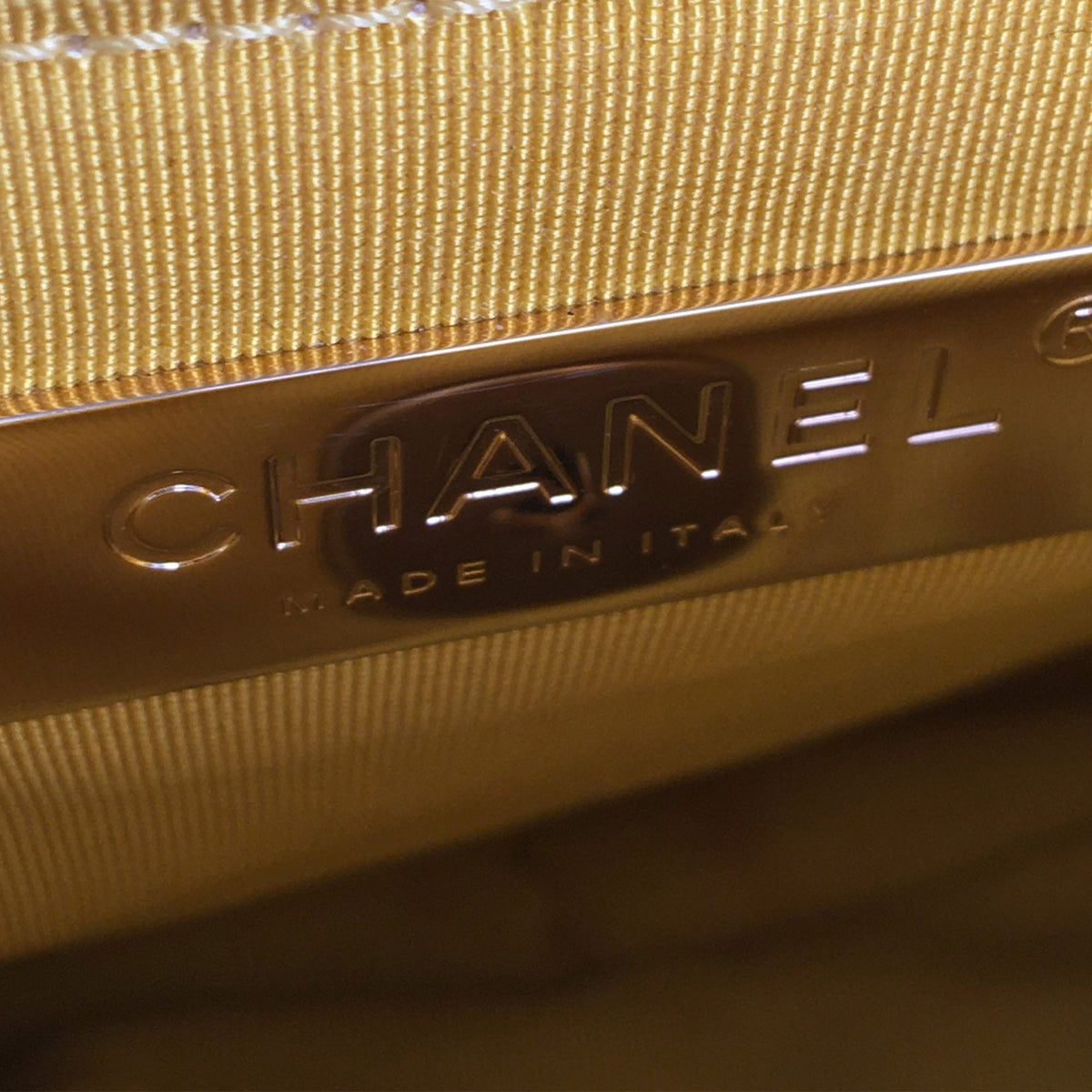 Yellow Chanel Medium 19 Canvas Flap Satchel