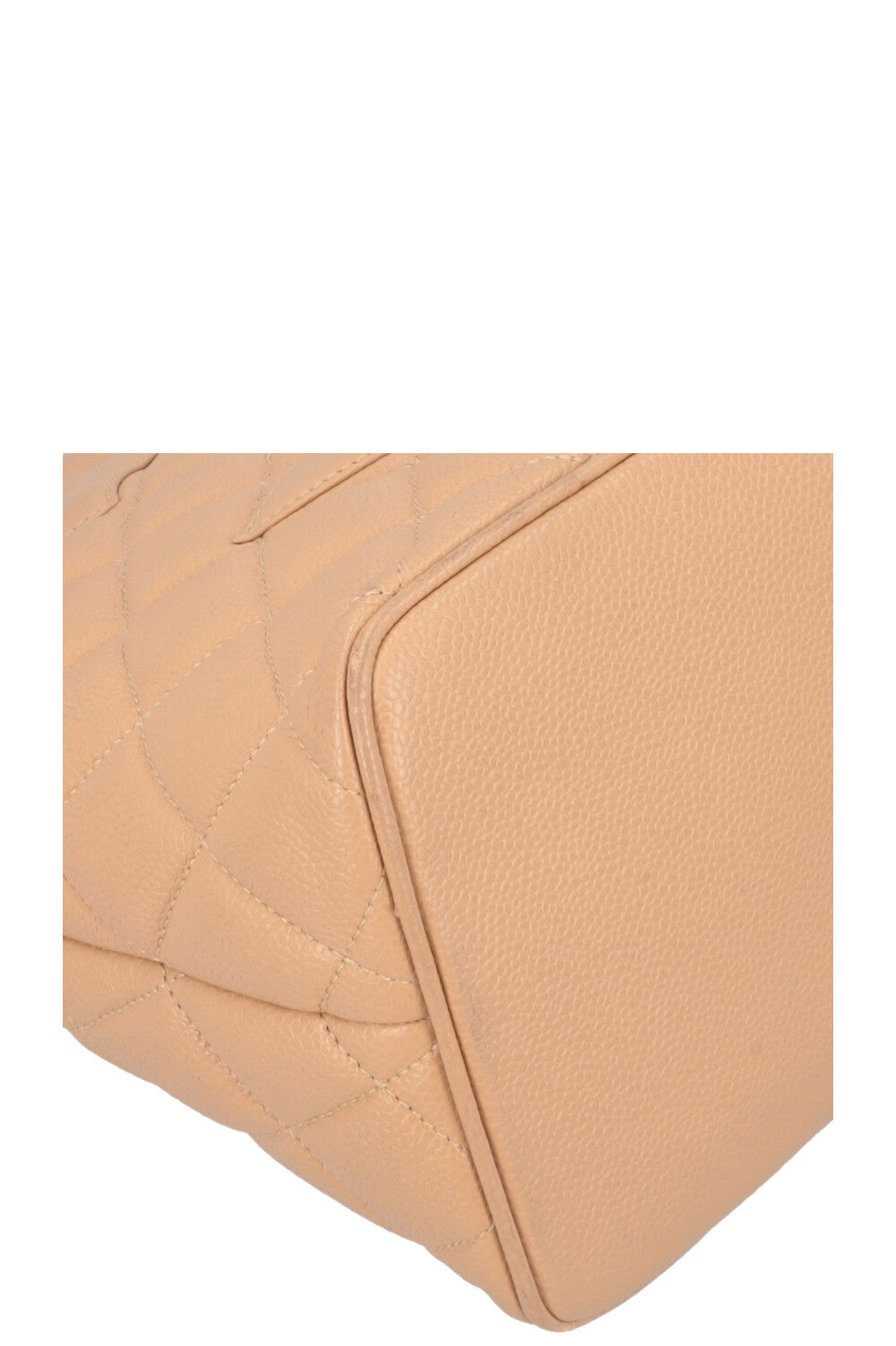 CHANEL Small Medaillion Tote Caviar Beige