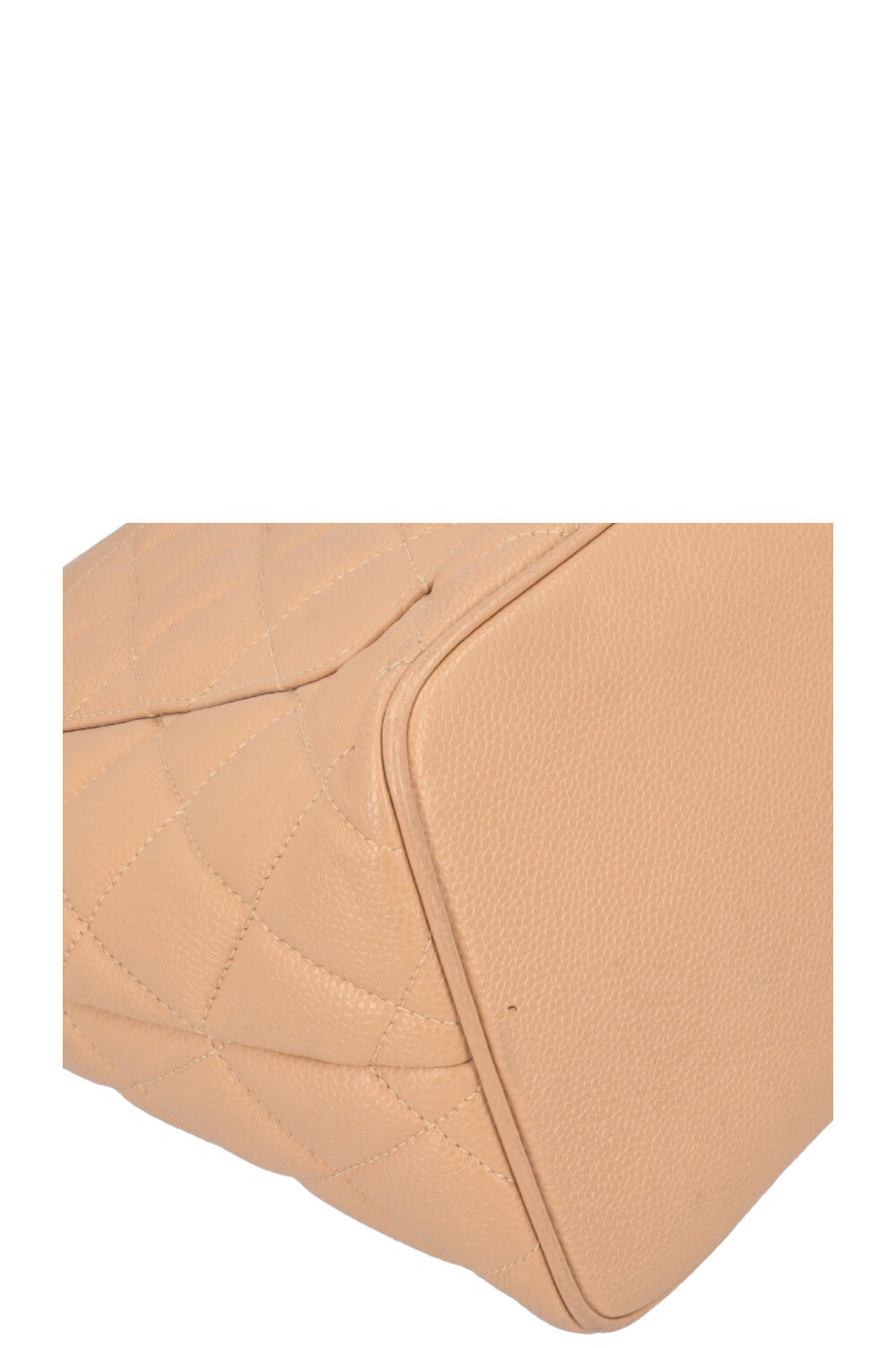 CHANEL Small Medaillion Tote Caviar Beige