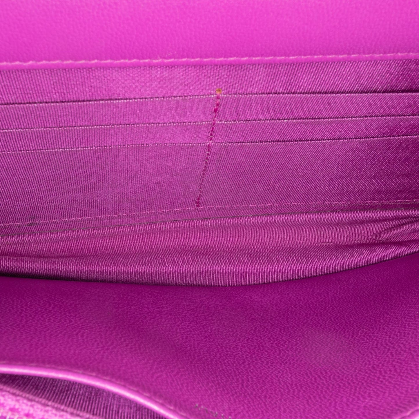 Purple Chanel Lambskin Coco Boy Wallet On Chain Crossbody Bag