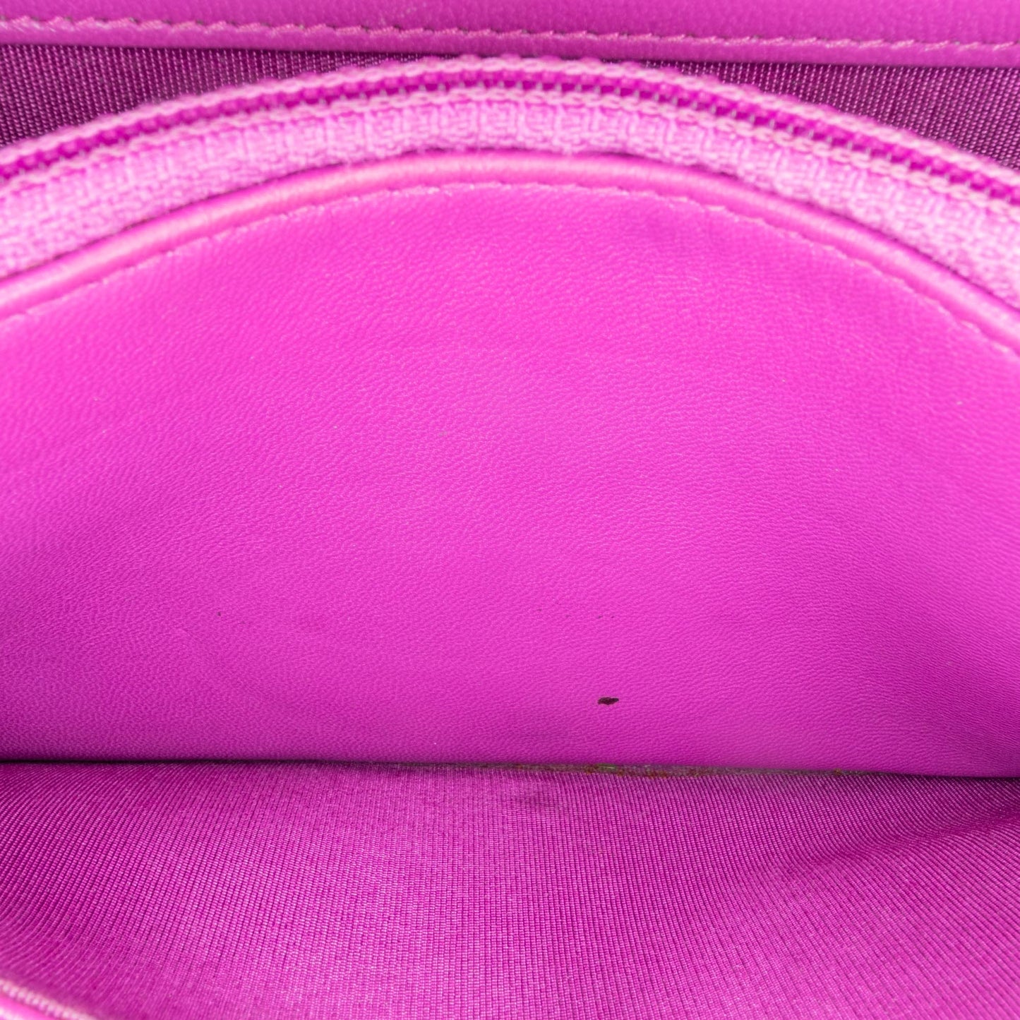 Purple Chanel Lambskin Coco Boy Wallet On Chain Crossbody Bag