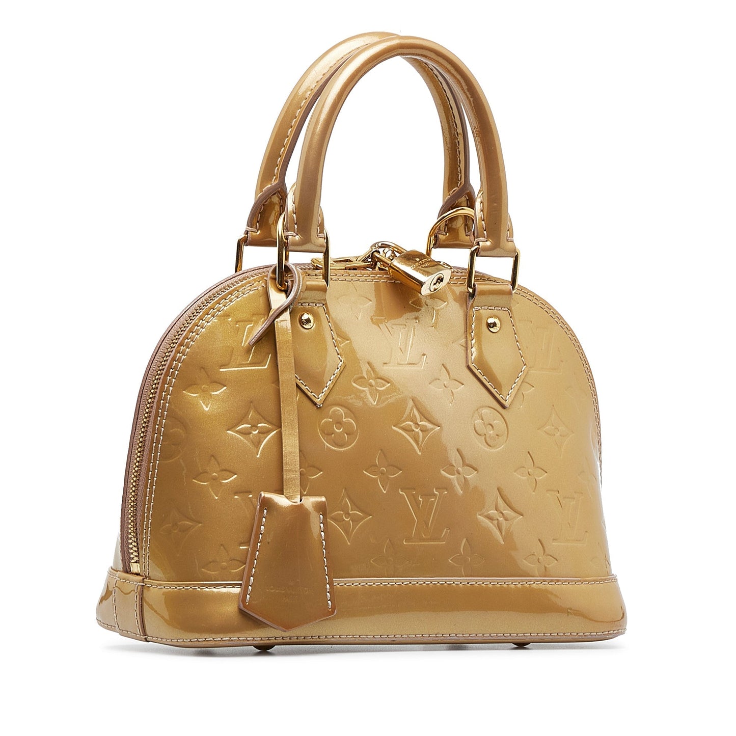 LOUIS VUITTON Monogram Vernis Alma BB Satchel