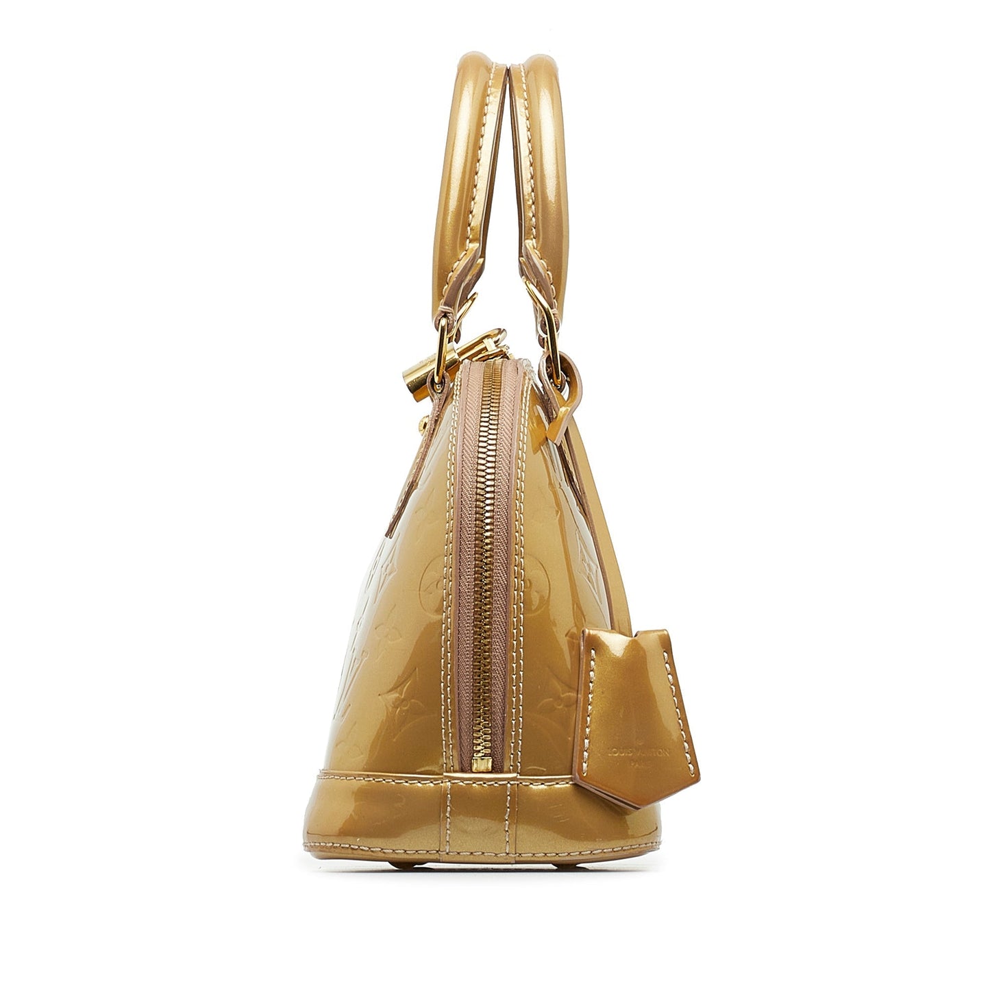 LOUIS VUITTON Monogram Vernis Alma BB Satchel