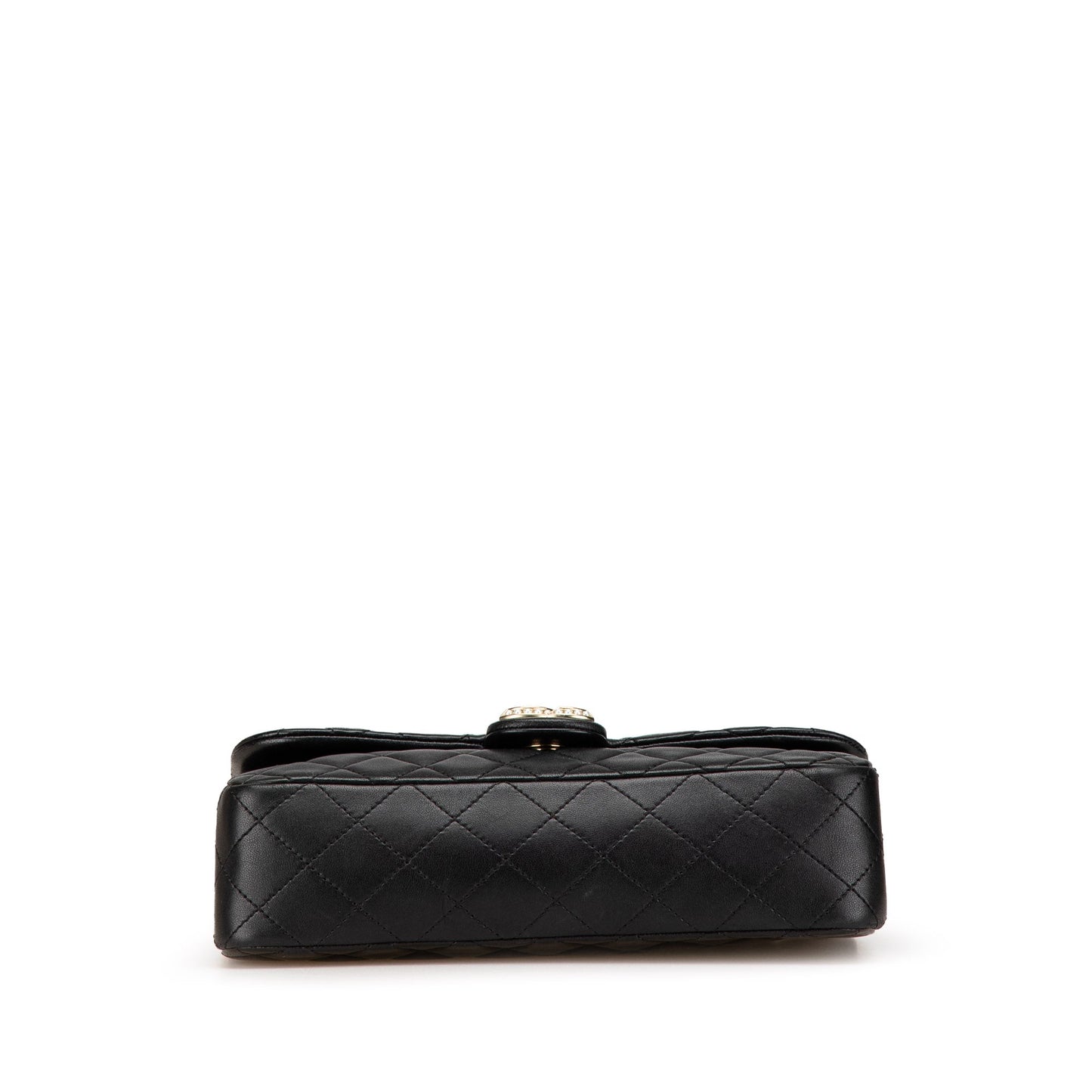 Black Chanel Medium Quilted Lambskin Westminster Pearl Flap Shoulder Bag