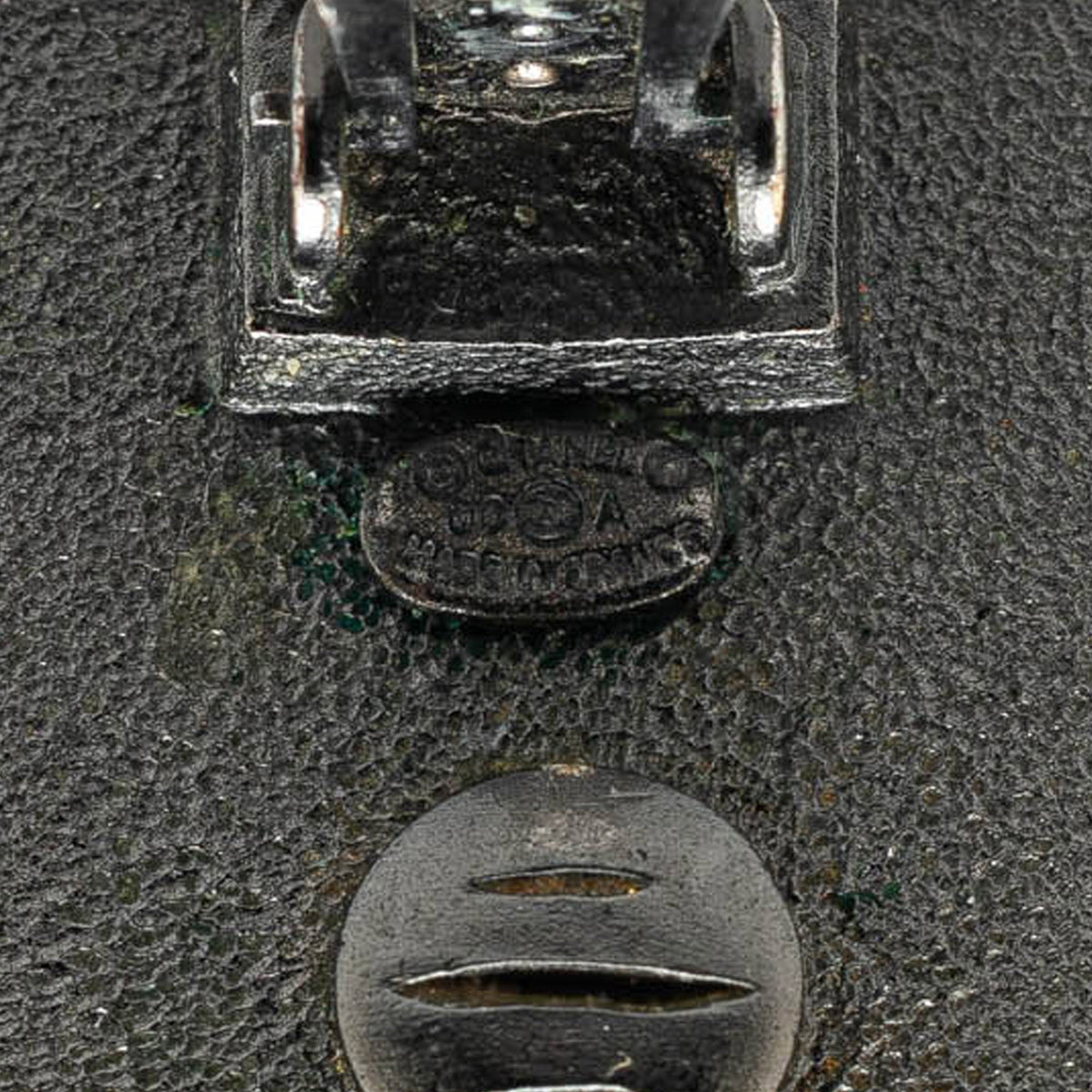 Silver Chanel Silver Plated Square Crystal Clip On Earrings