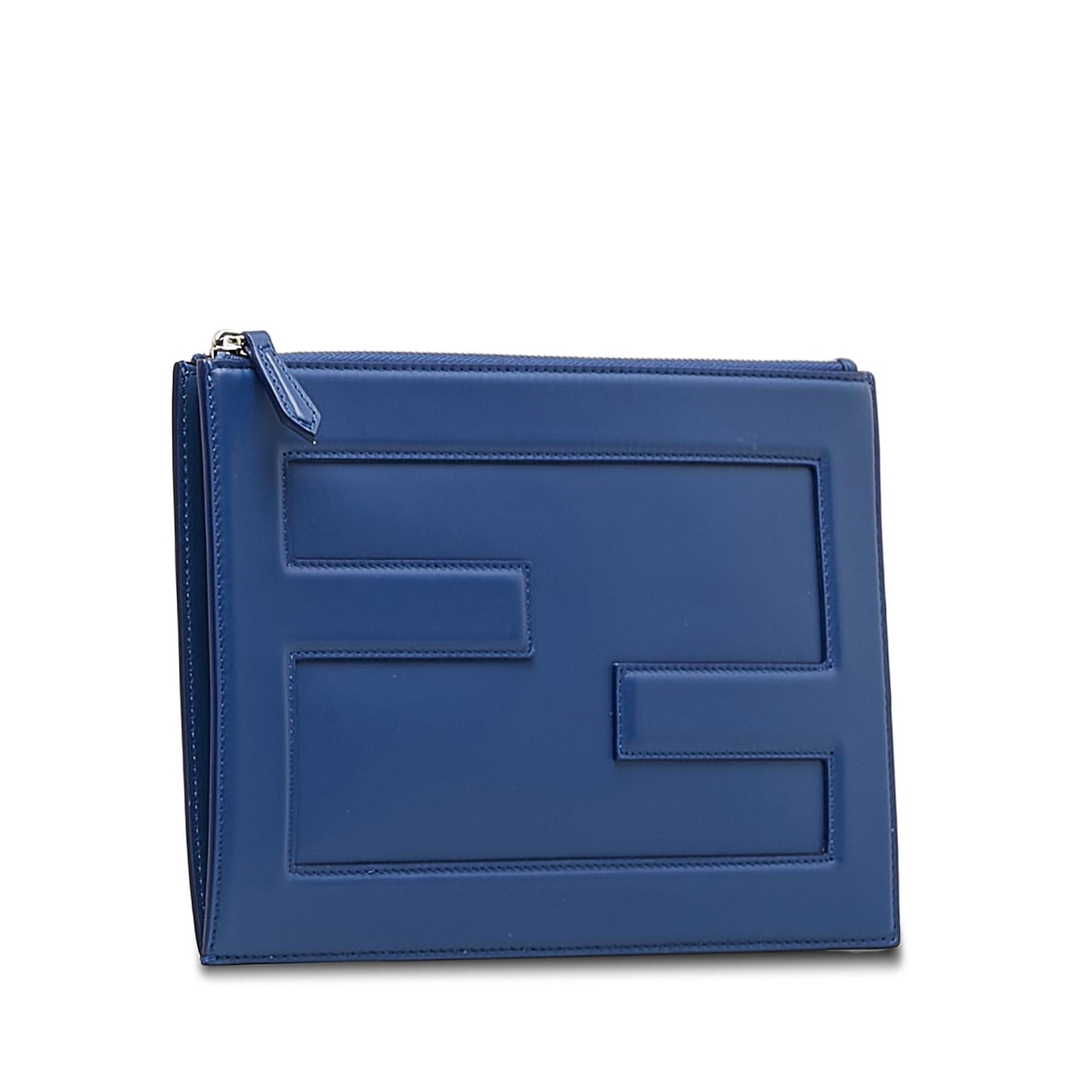 Fendi Baguette Leather Zip Clutch Bag (SHG-OiTX6Y)