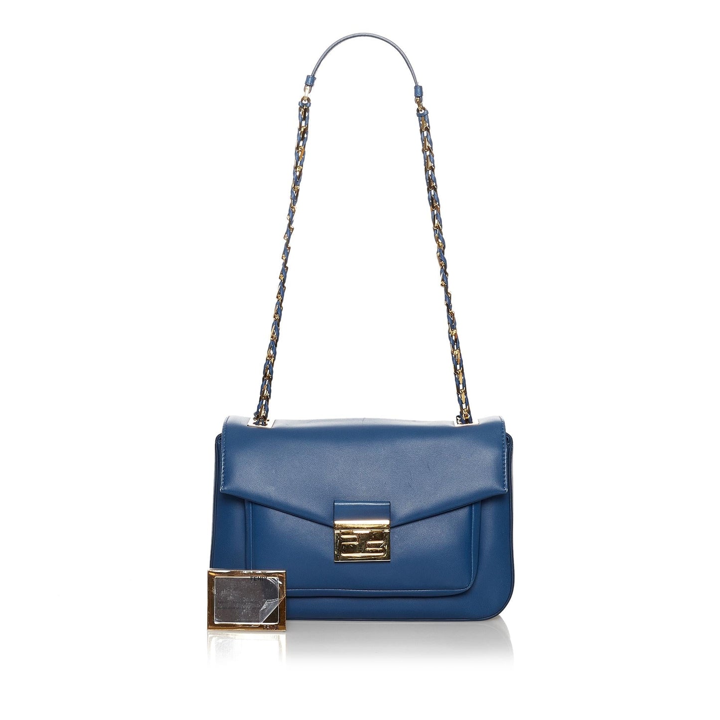 Fendi Be Baguette Leather Crossbody Bag (SHG-30577)