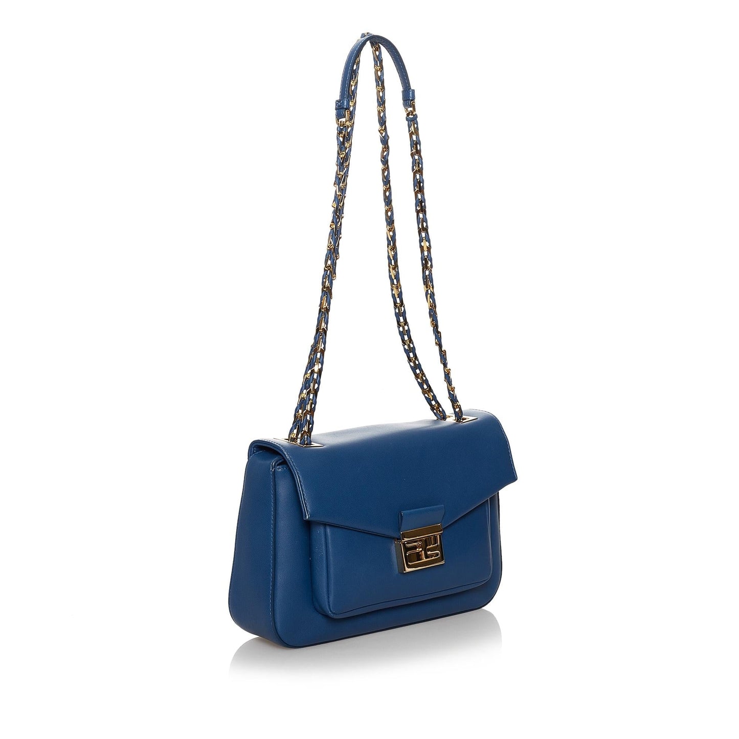 Fendi Be Baguette Leather Crossbody Bag (SHG-30577)