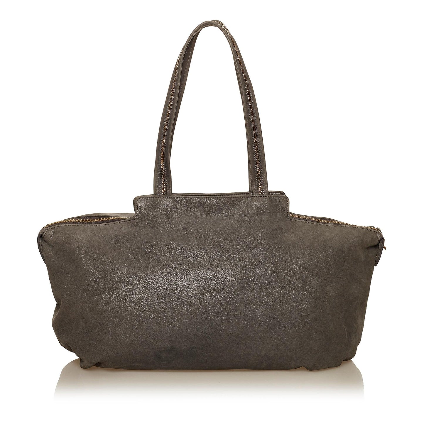 Fendi Chains Leather Tote Bag (SHG-29529)