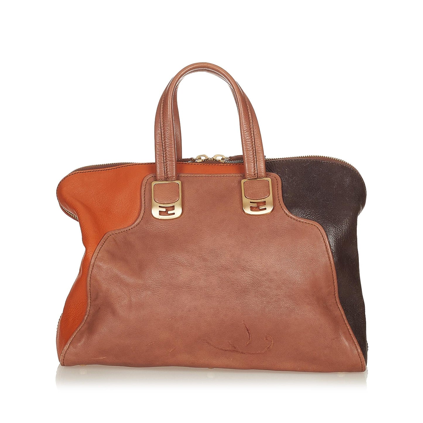 Fendi Colorblock Chameleon Leather Handbag (SHG-26956)