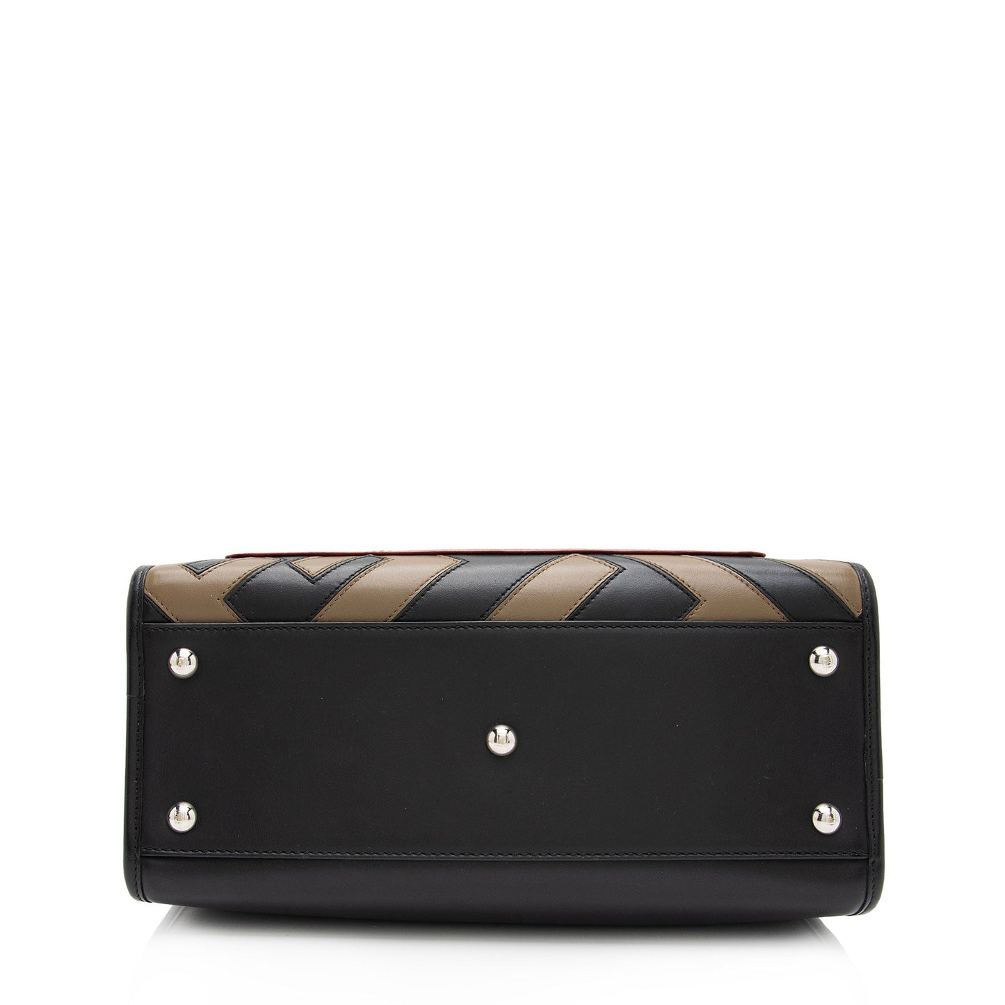 Fendi FF Calfskin Century Runaway Small Tote (SHF-6Kw03X)