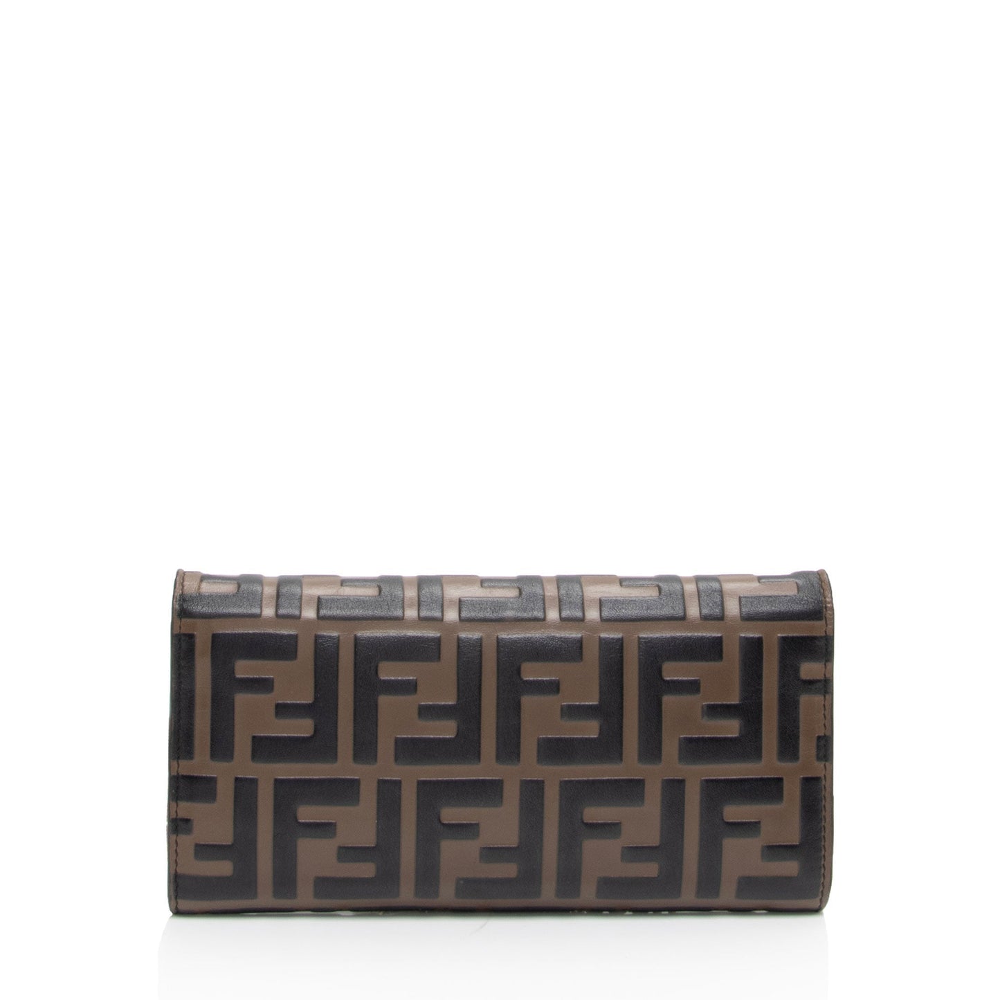 Fendi FF Embossed 1974 Continental Envelope Wallet on Chain (SHF-Vm6c4g)