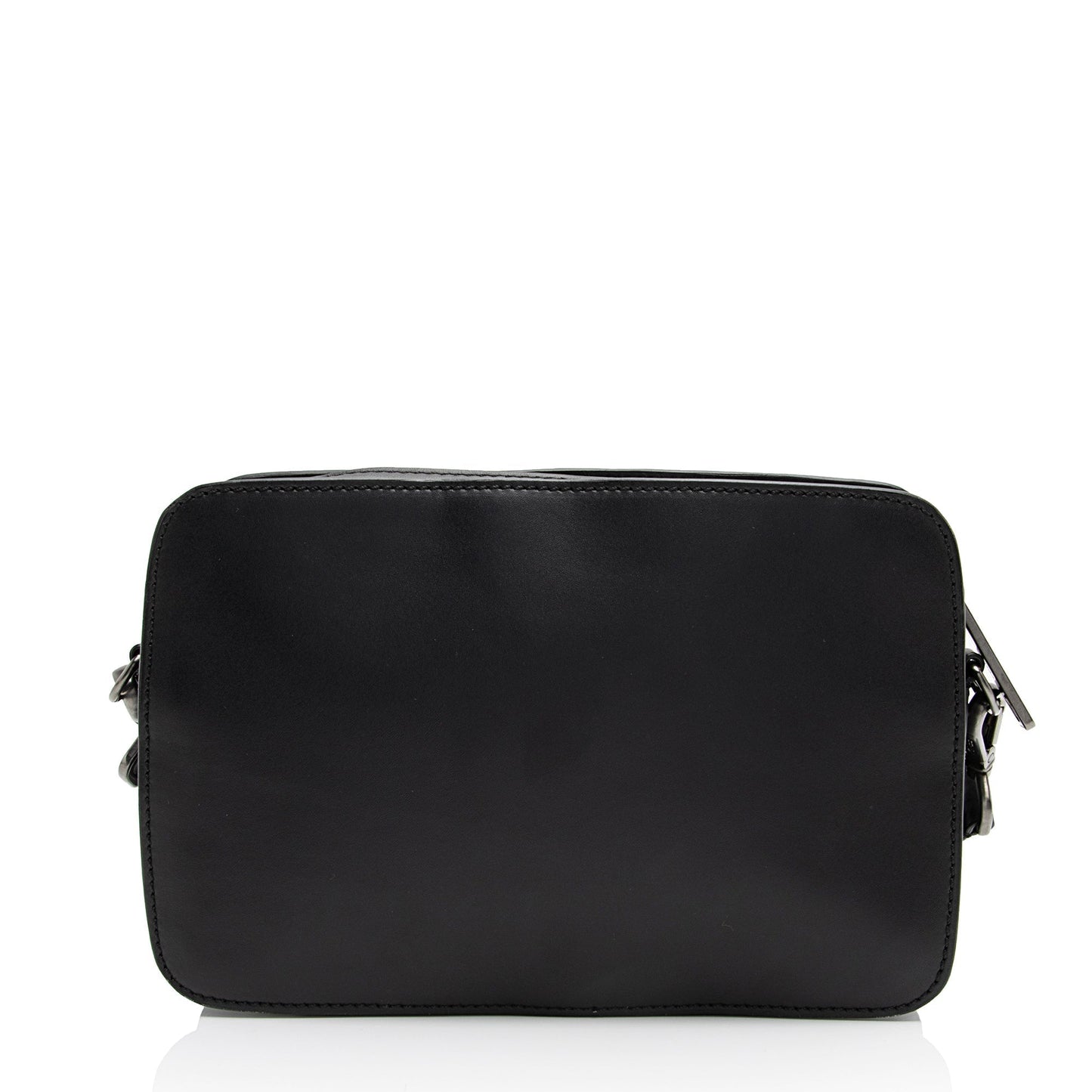 Fendi FF Embossed Calfskin St. Zucca Messenger (SHF-QOa4iu)