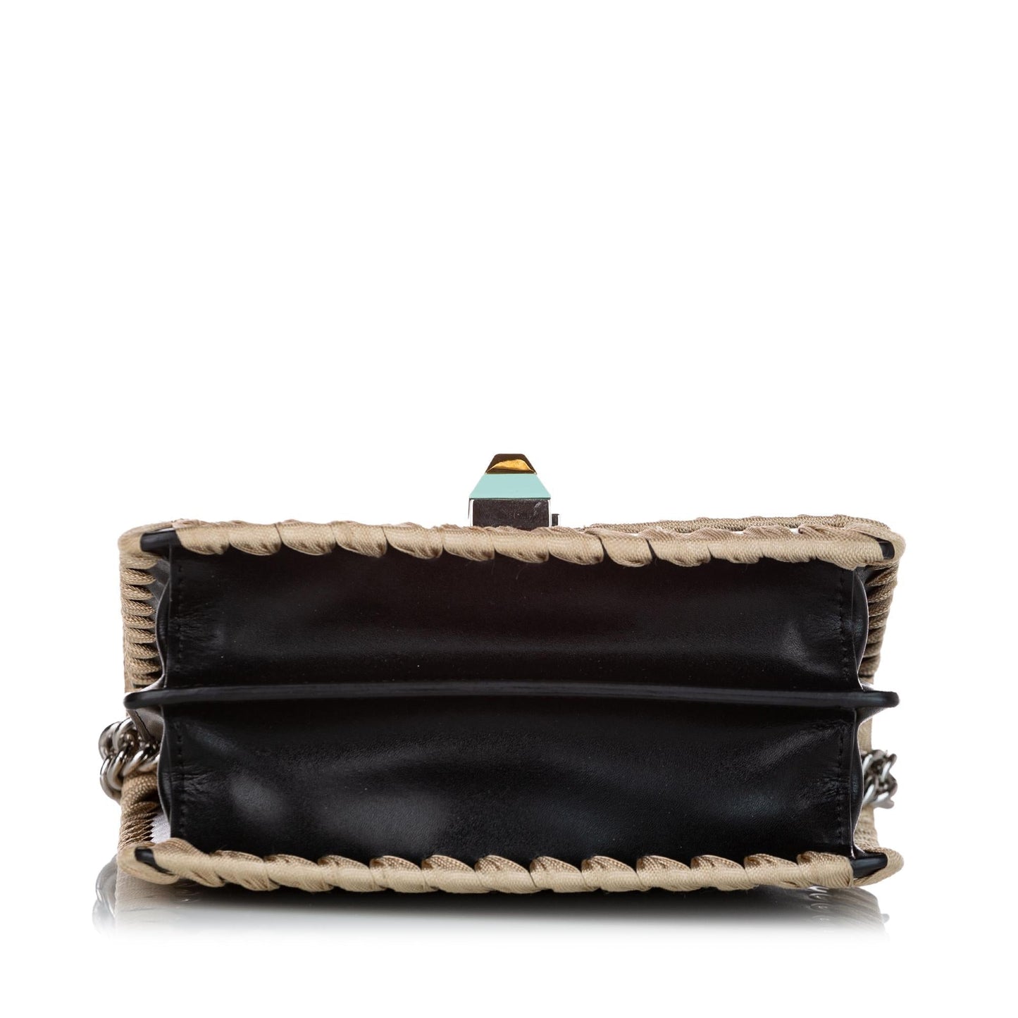 Fendi Kan I Lace Up Leather Crossbody Bag (SHG-27940)