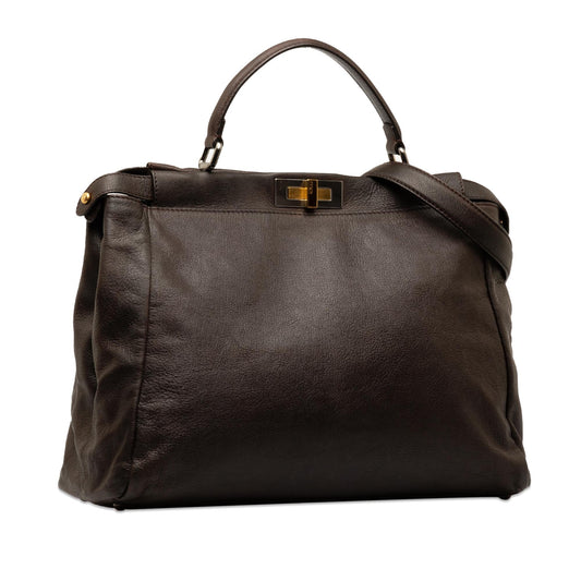 Fendi Large Peekaboo Satchel (SHG-cYT7Bd)