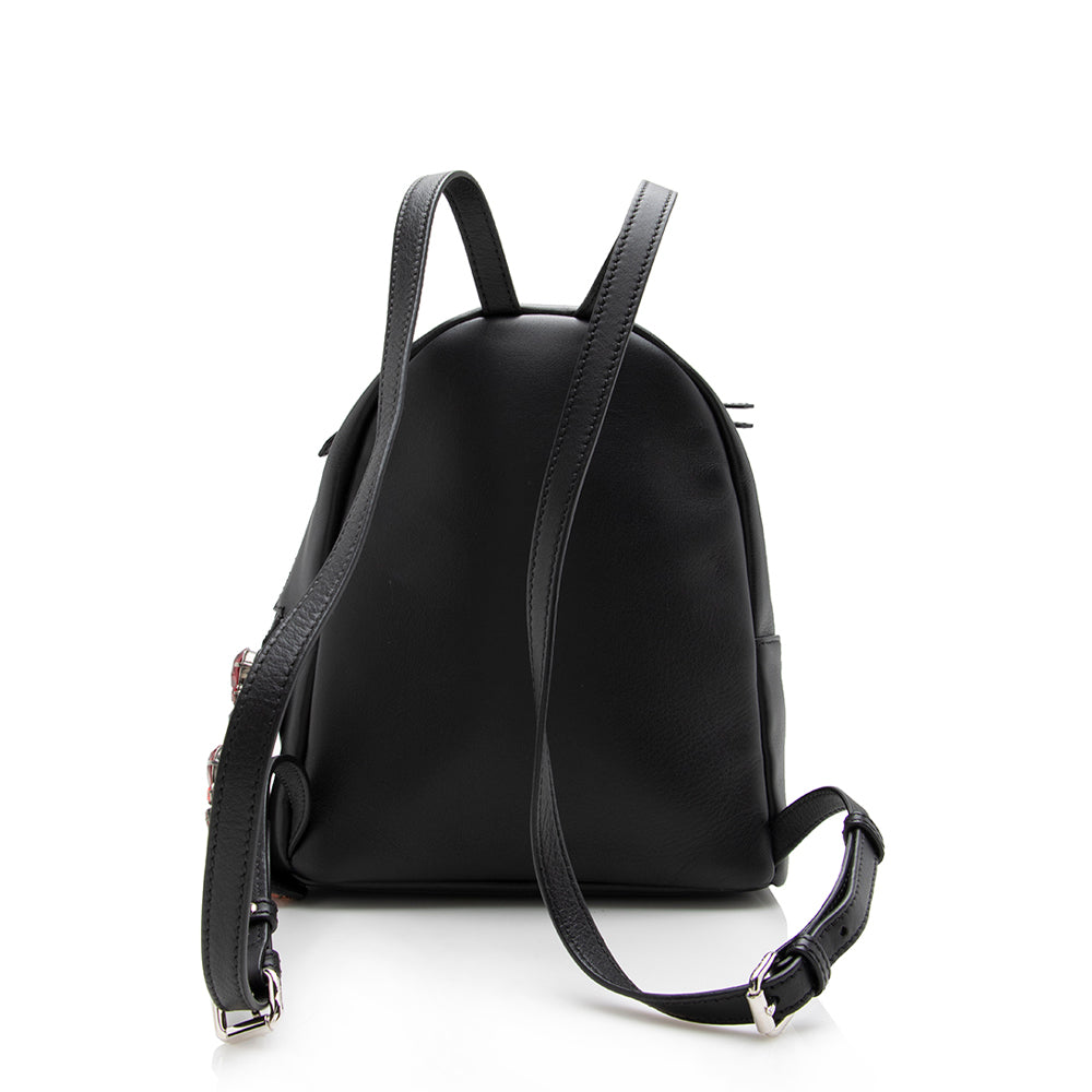 Fendi Leather Crystal By The Way Mini Backpack - FINAL SALE (SHF-14917)