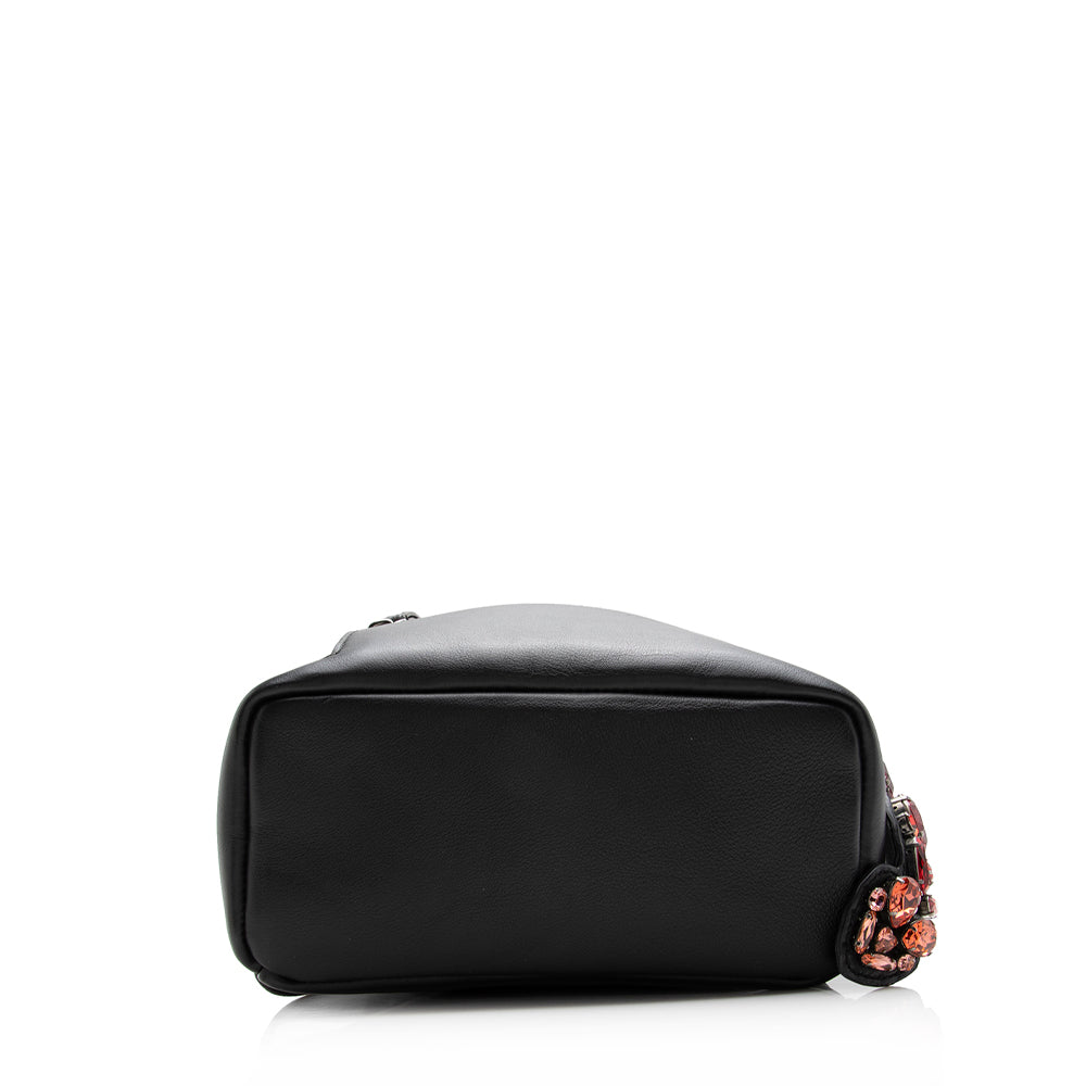 Fendi Leather Crystal By The Way Mini Backpack - FINAL SALE (SHF-14917)