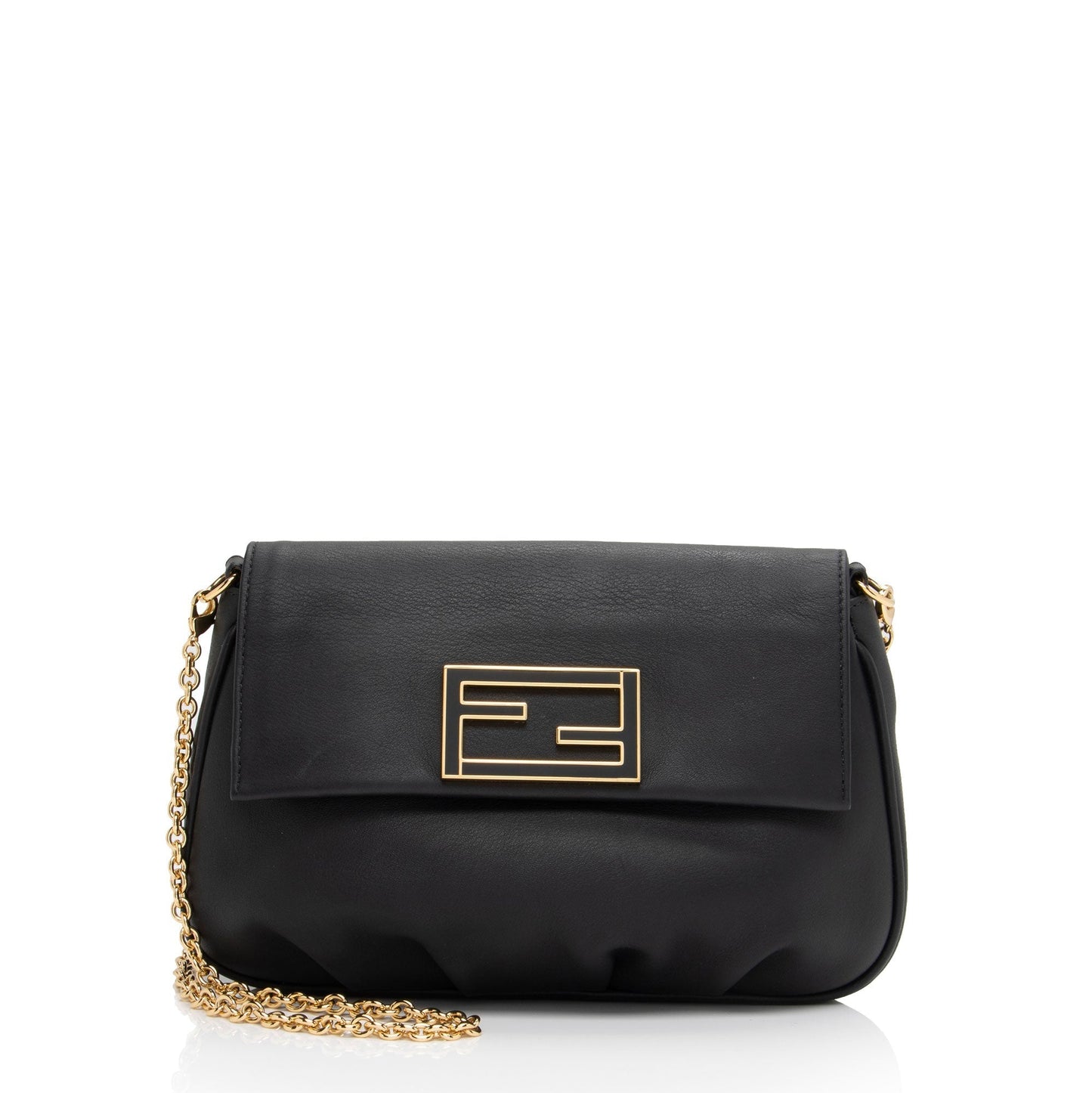 Fendi Leather Fendista Crossbody Bag (SHF-Eg2miO)