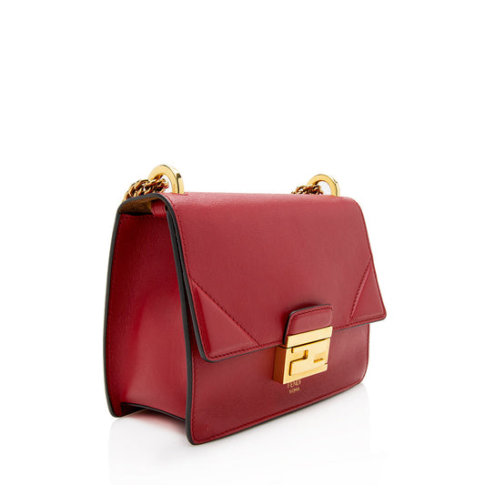 Fendi Leather Kan U Grace Small Crossbody Bag (SHF-12292)