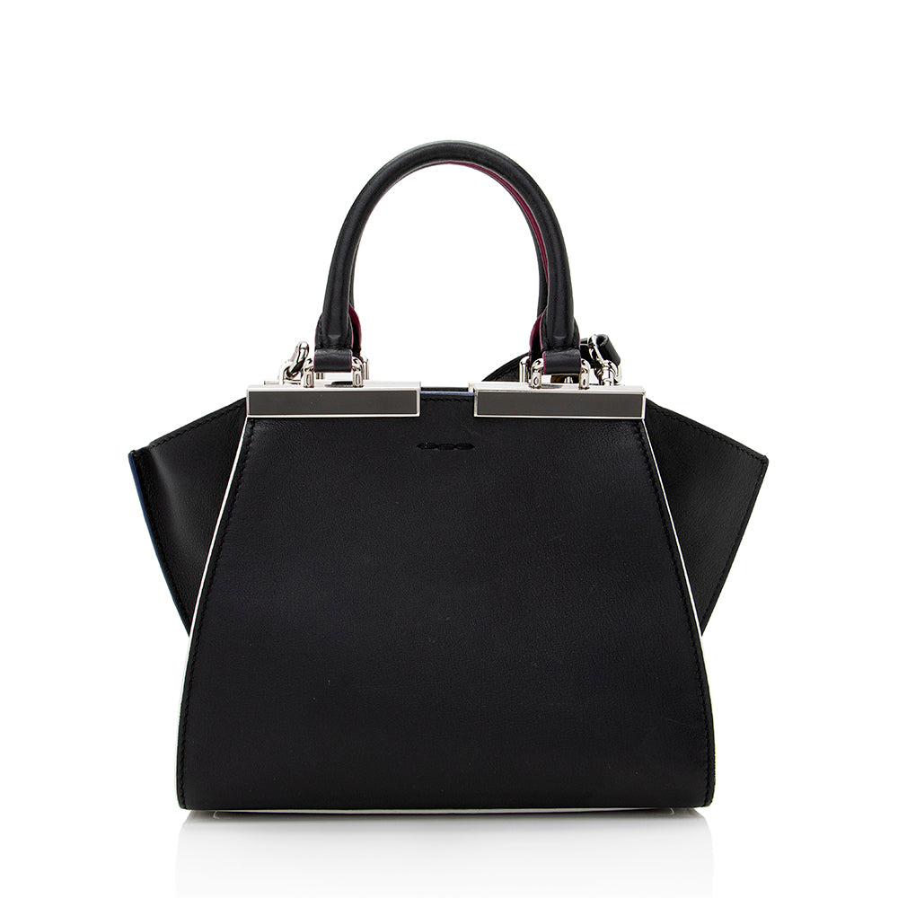 Fendi Leather Petite 2Jours Tote (SHF-20185)
