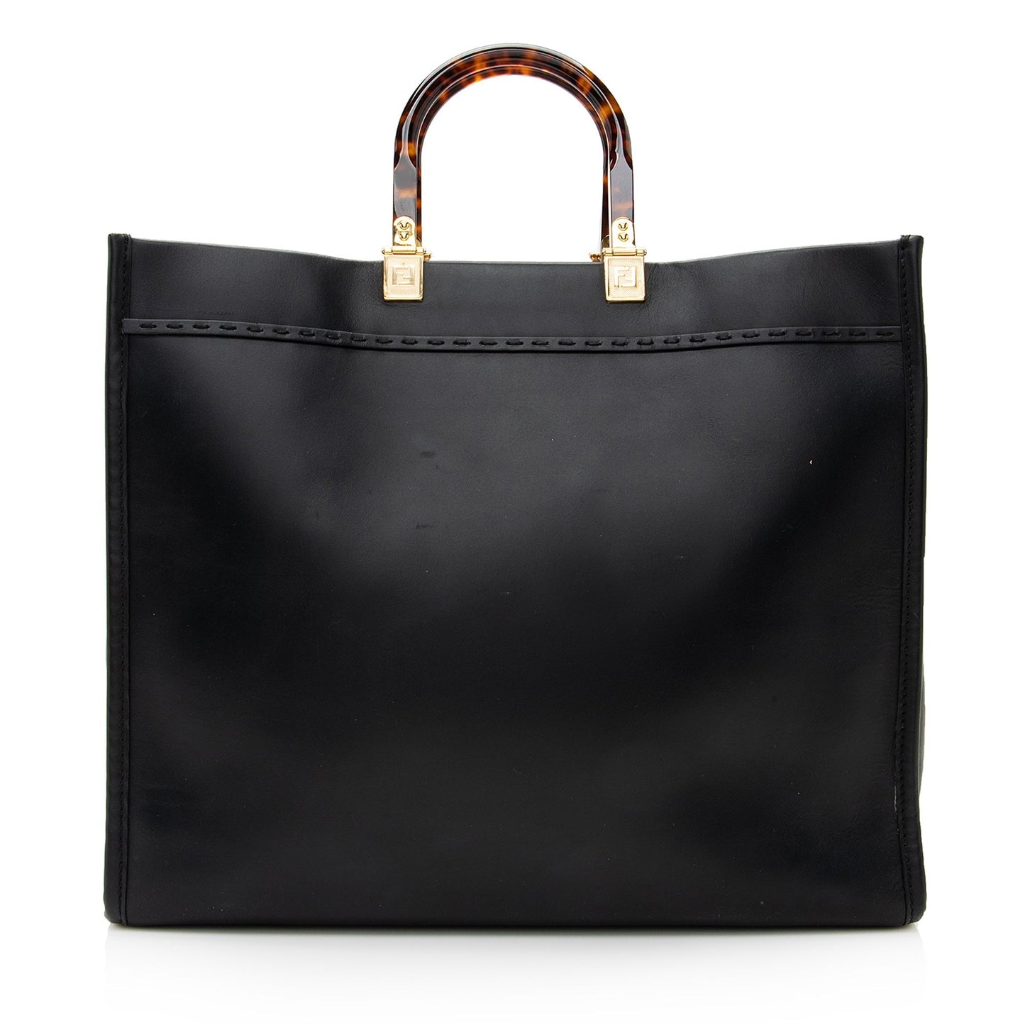Fendi Leather Sunshine Large Shopper Tote (SHF-22666)