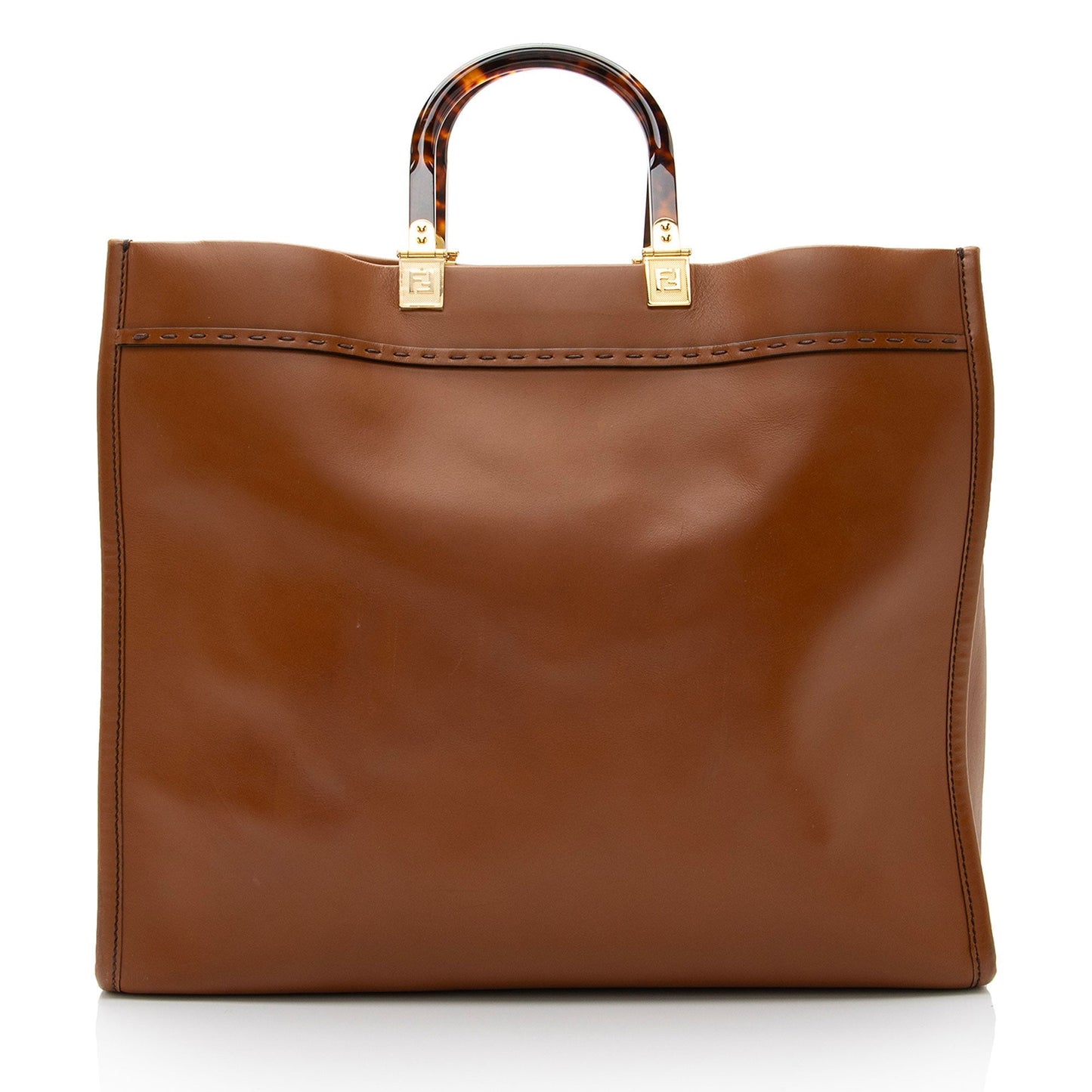 Fendi Leather Sunshine Large Shopper Tote (SHF-H9Z314)