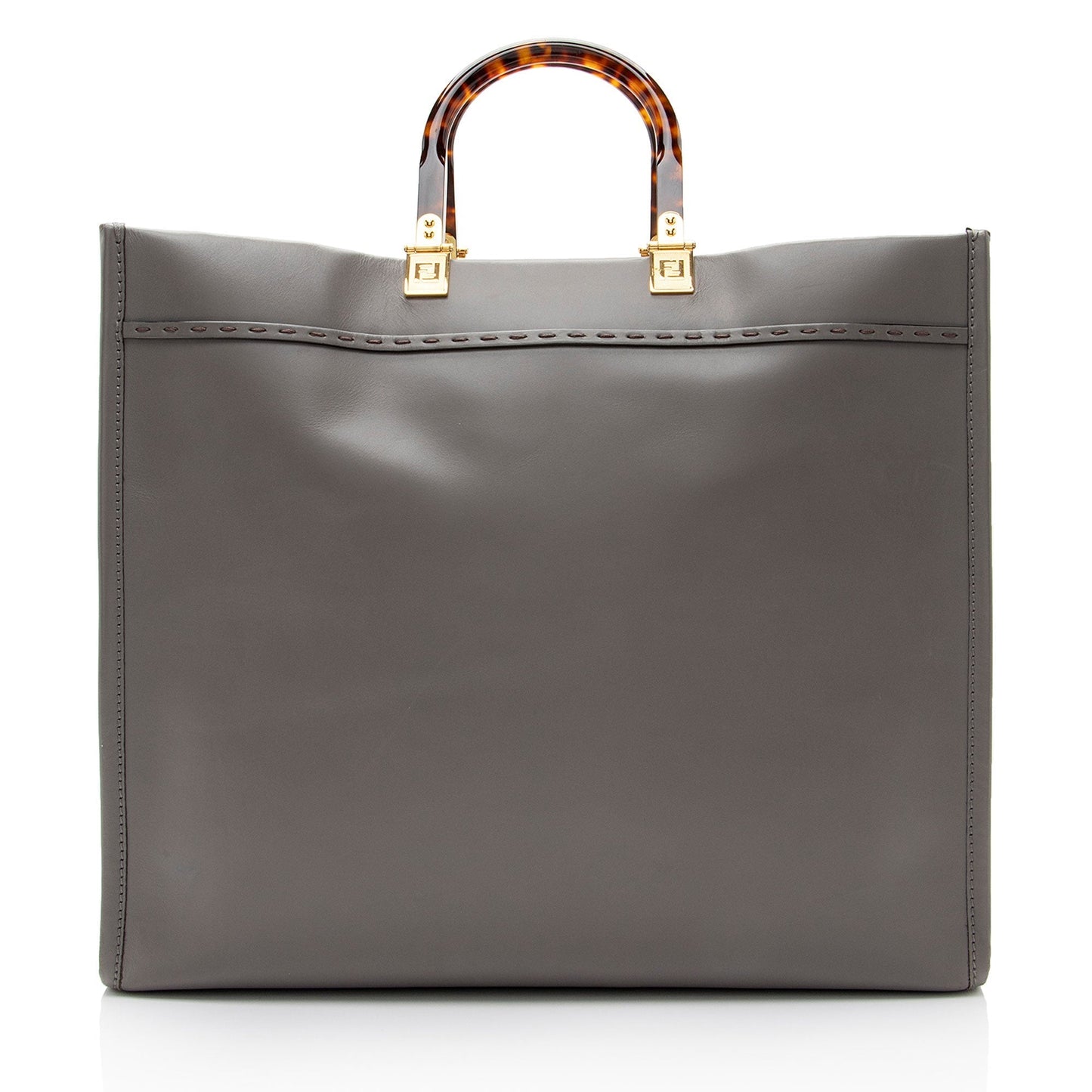 Fendi Leather Sunshine Large Shopper Tote (SHF-V85fxB)