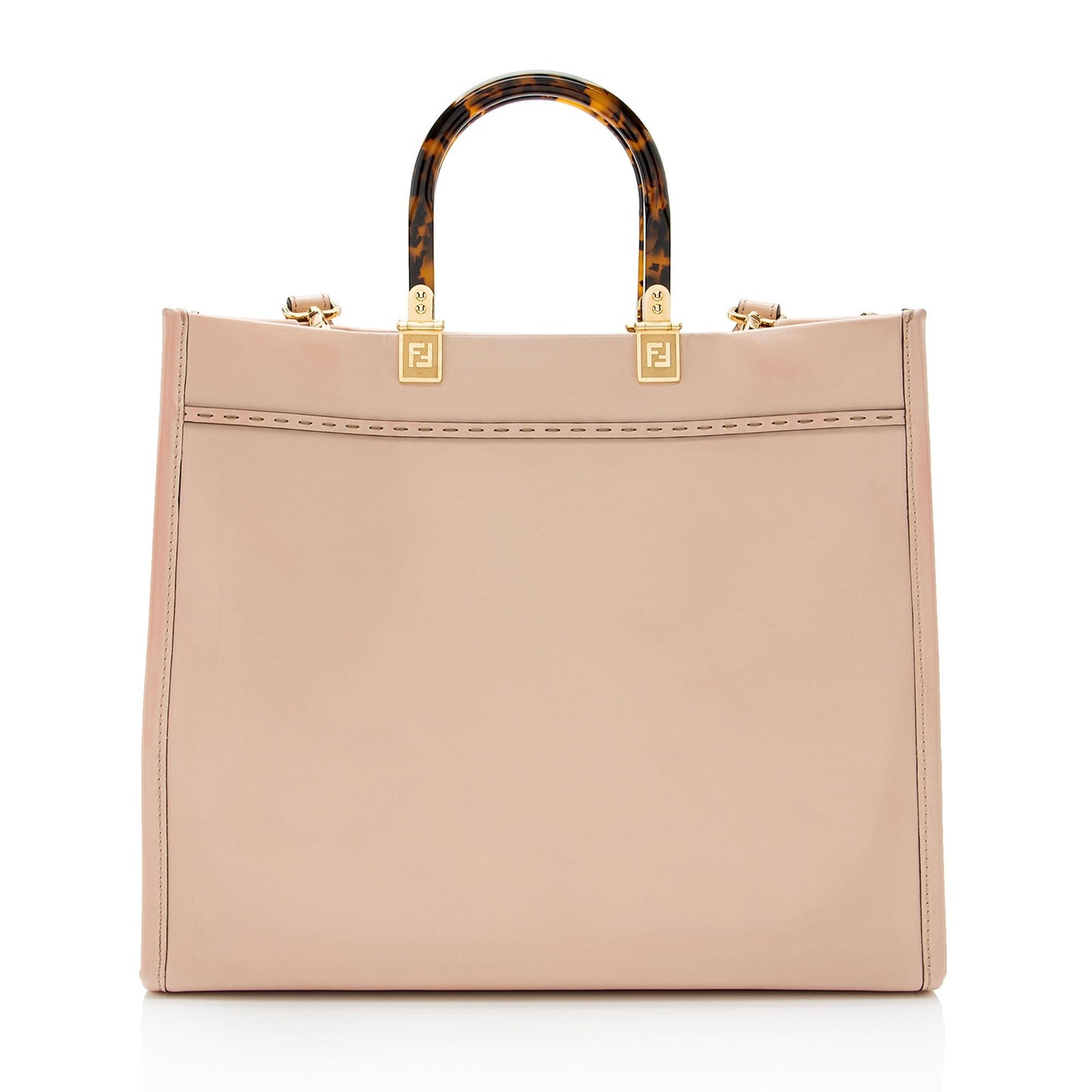 Fendi Leather Sunshine Medium Shopper Tote (SHF-TLlb2r)