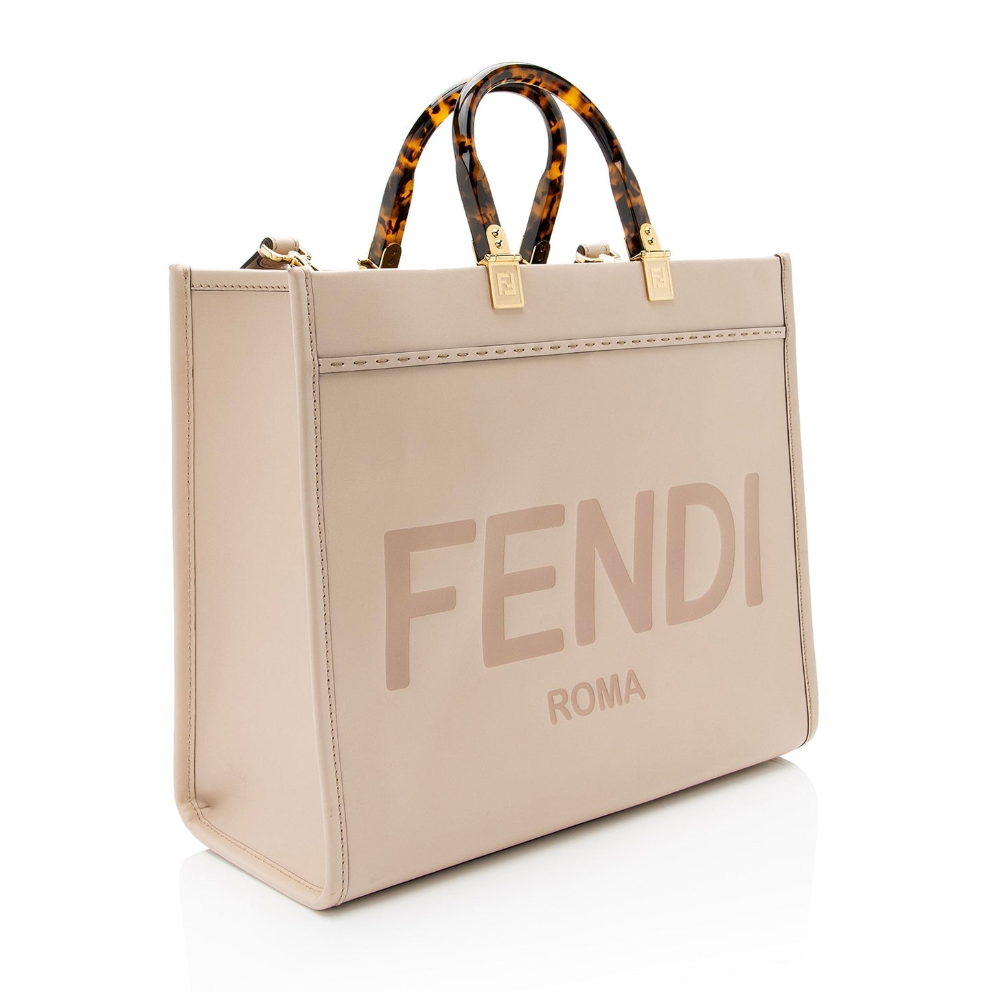 Fendi Leather Sunshine Medium Shopper Tote (SHF-VVIsQc)