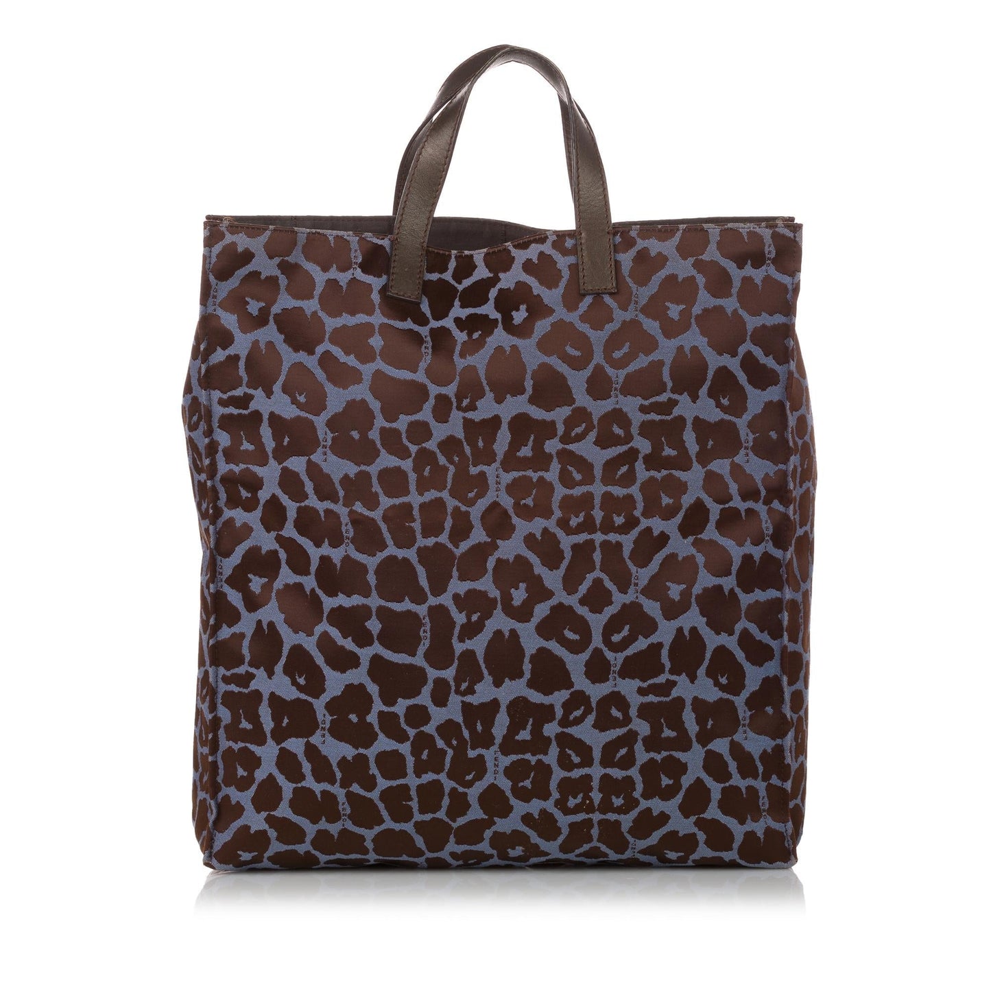 Fendi Leopard Print Nylon Tote Bag (SHG-31059)