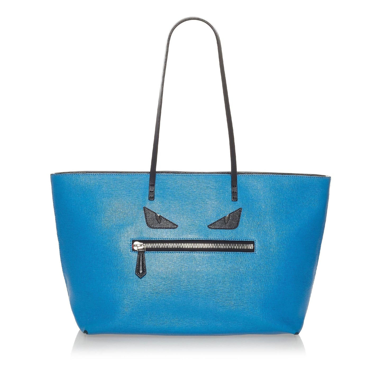 Fendi Medium Monster Roll Leather Tote Bag (SHG-txIAlj)