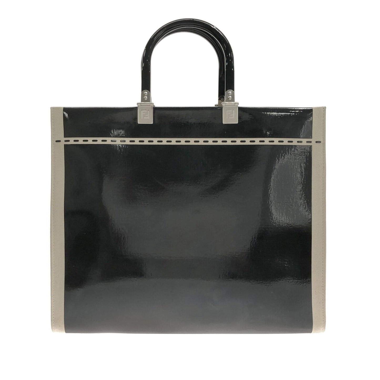 Fendi Medium Patent Sunshine Shopper Tote (SHG-bMcH3T)