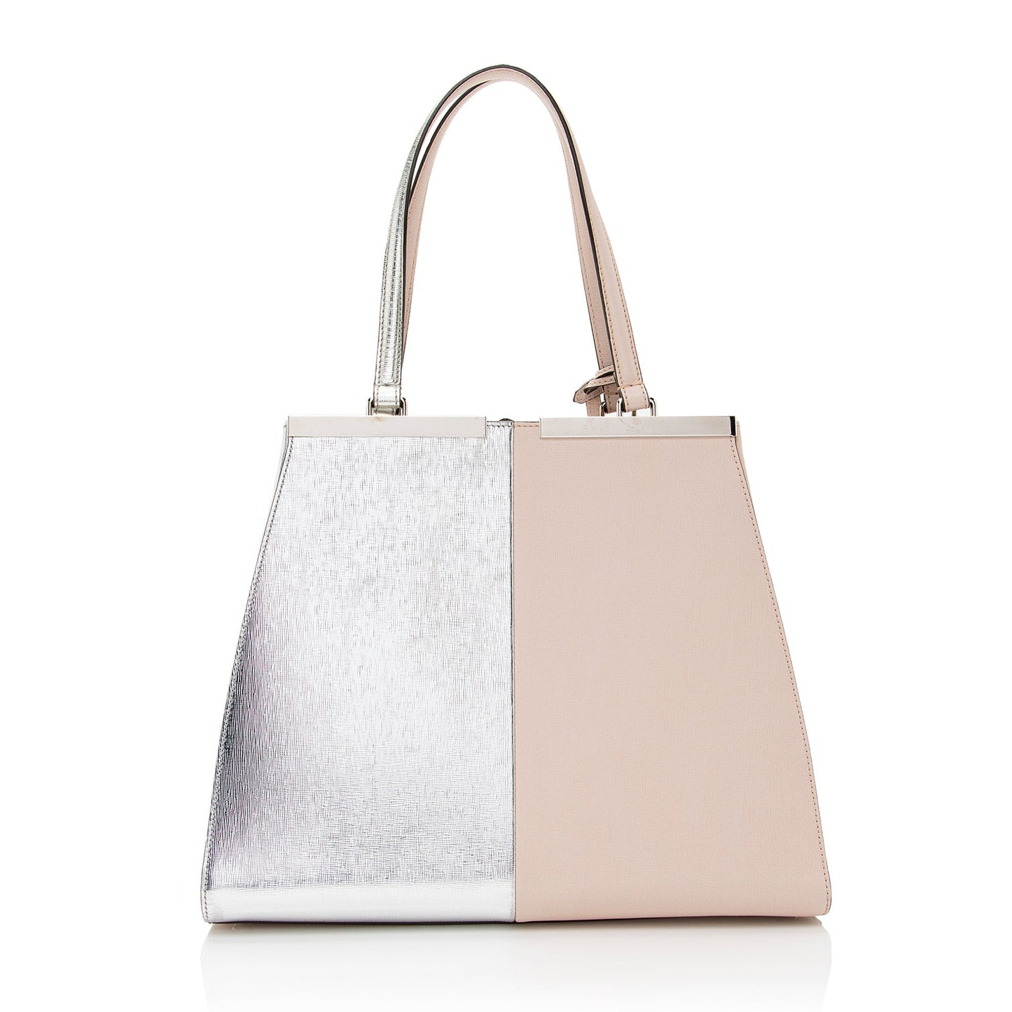 Fendi Metallic Calfskin Bi Color 3Jours Tote (SHF-22279)