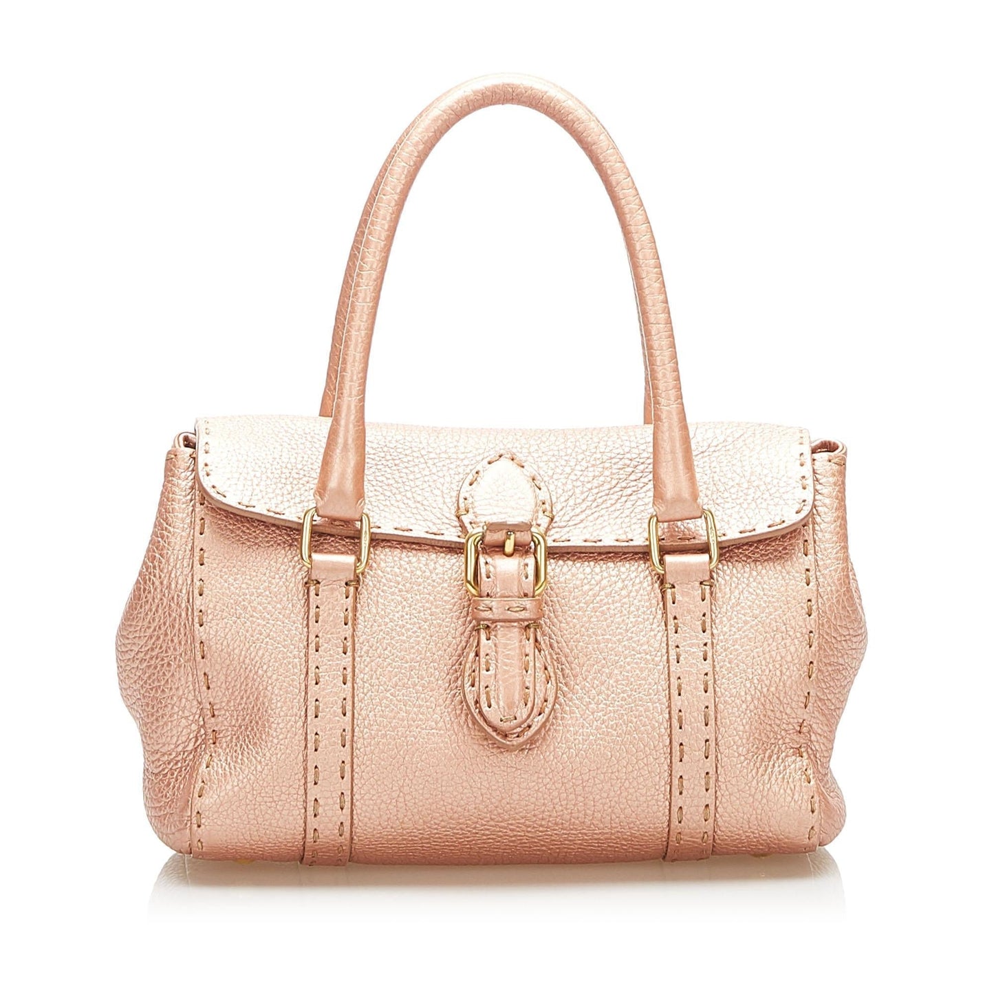 Fendi Mini Selleria Linda Leather Handbag (SHG-22351)