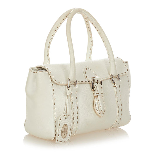 Fendi Mini Selleria Linda Leather Handbag (SHG-26508)