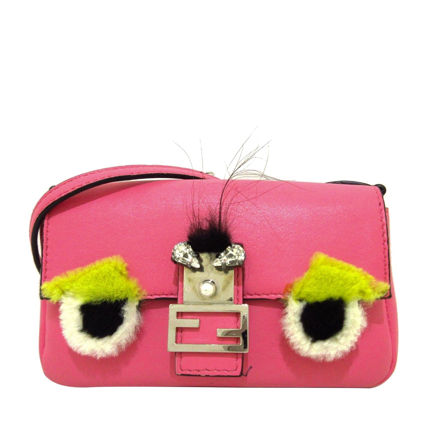 Fendi Monster Leather Crossbody Bag (SHG-32005)