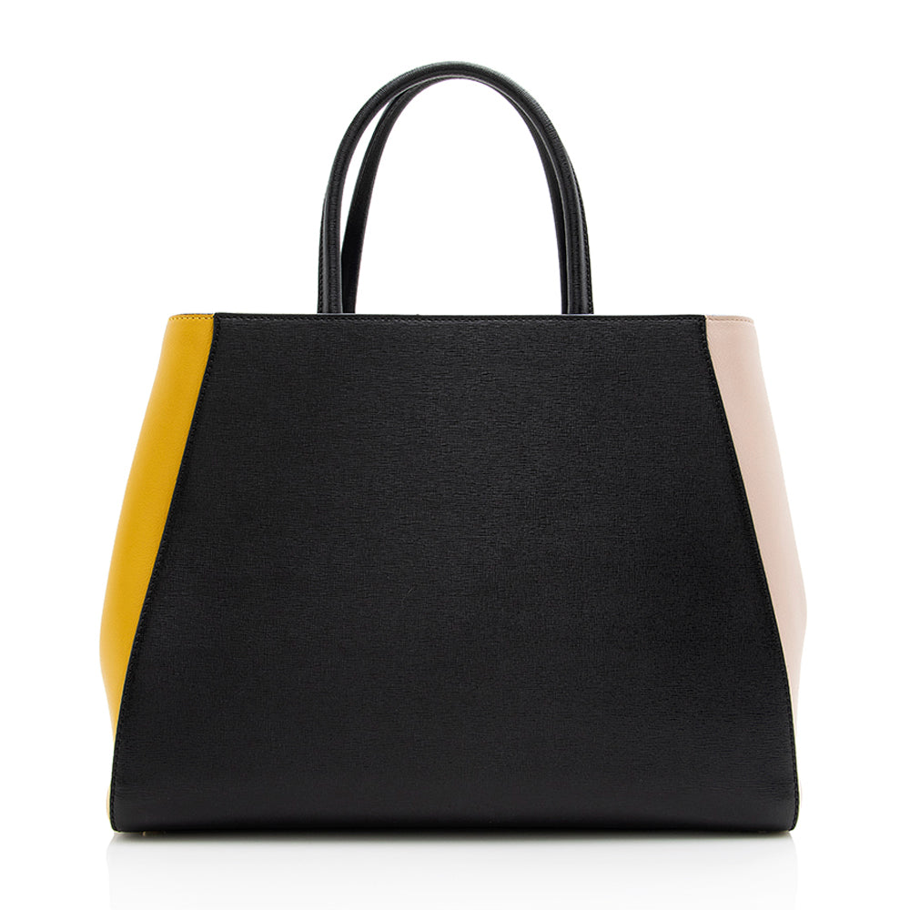 Fendi Multicolor Leather 2Jours Tote (SHF-18522)