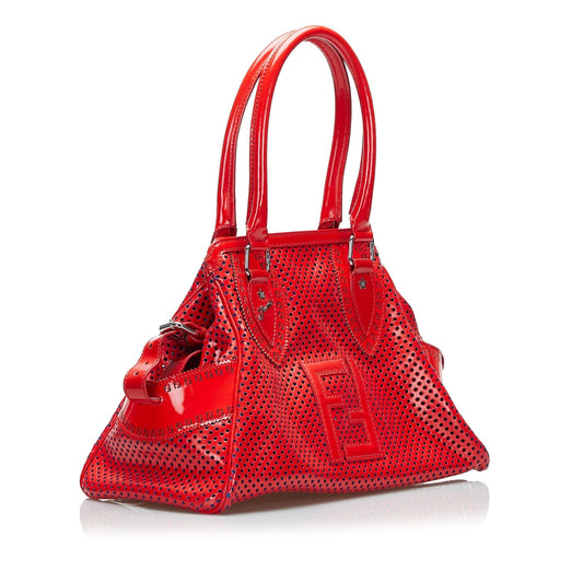 Fendi Perforated De Jour Handbag (SHG-sVcL4M)