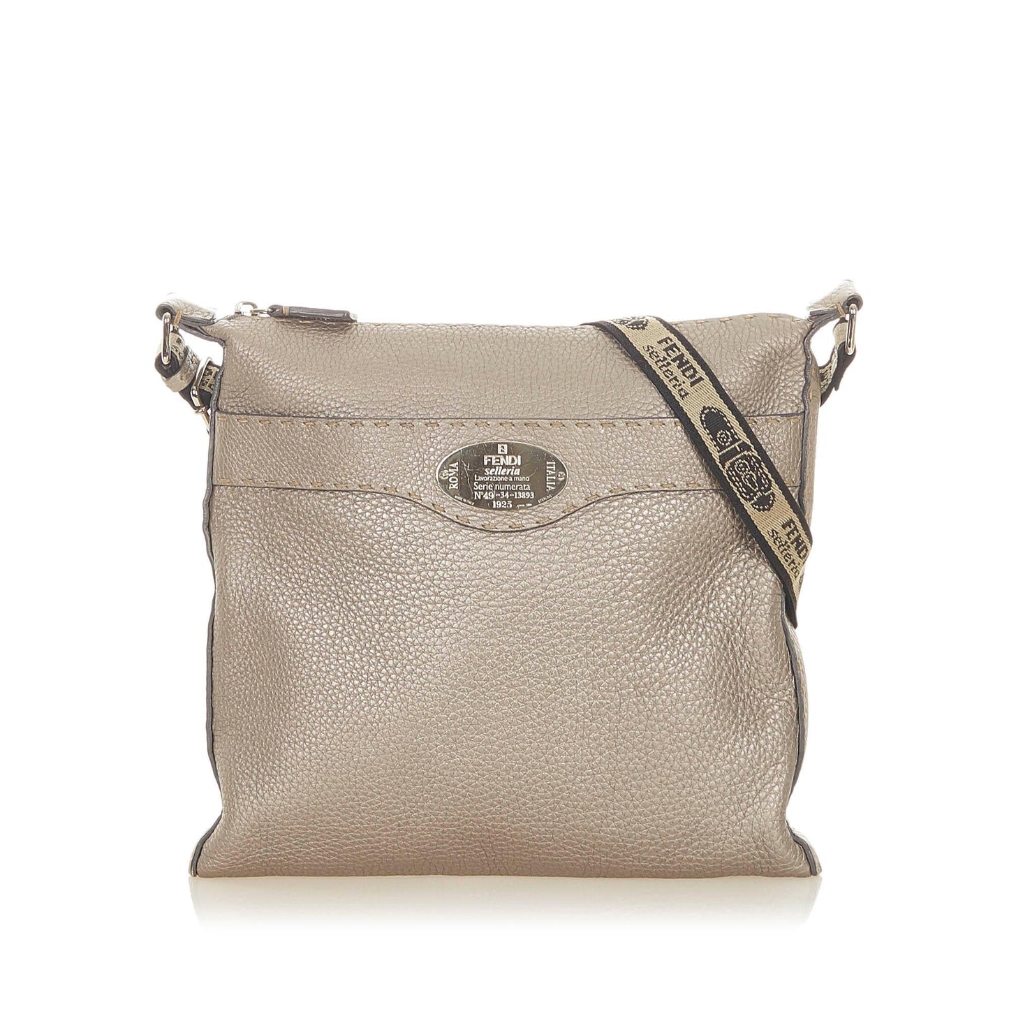 Fendi Selleria Leather Crossbody Bag (SHG-32165)