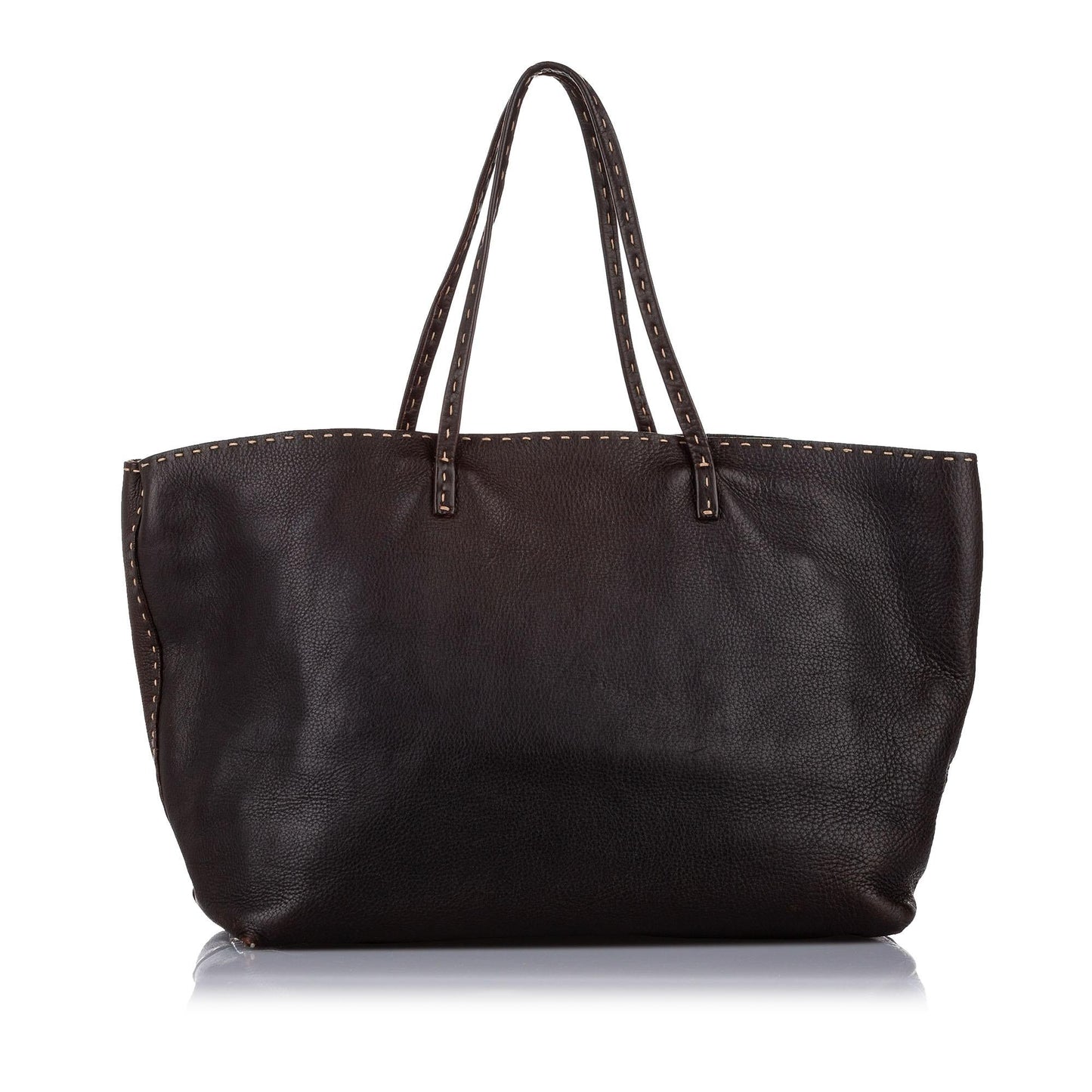 Fendi Selleria Leather Tote Bag (SHG-19410)